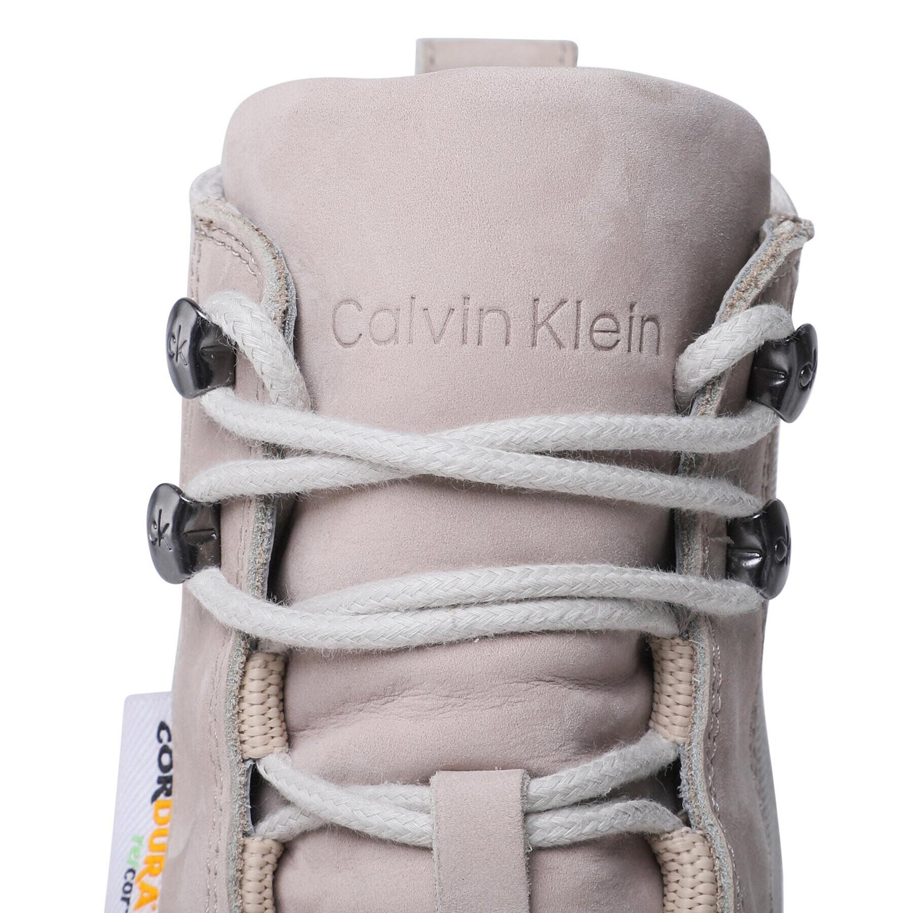 Calvin Klein Čižmy Lace Up Boot Mix HM0HM00942 Béžová - Pepit.sk