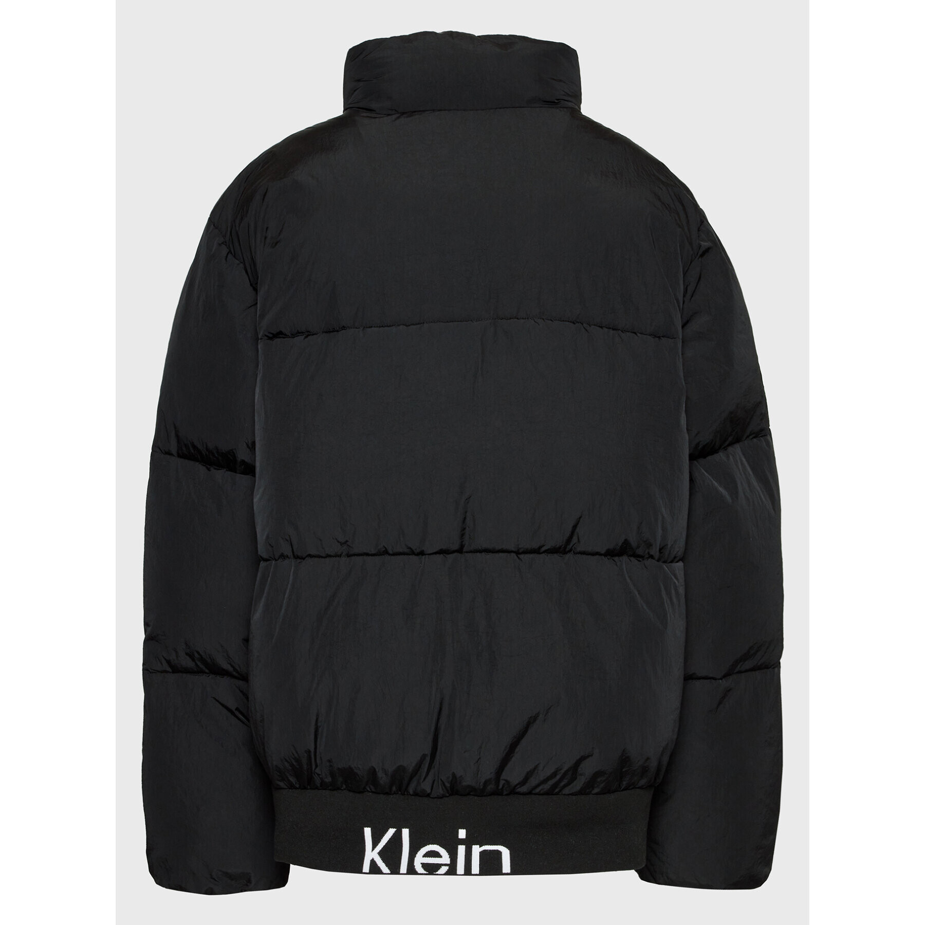 Calvin Klein Curve Vatovaná bunda J20J220151 Čierna Relaxed Fit - Pepit.sk