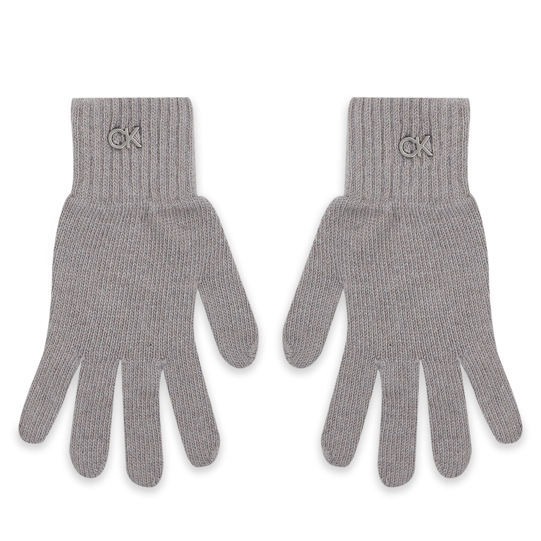 Calvin Klein Dámske rukavice Re-Lock Knit Gloves K60K611164 Sivá - Pepit.sk