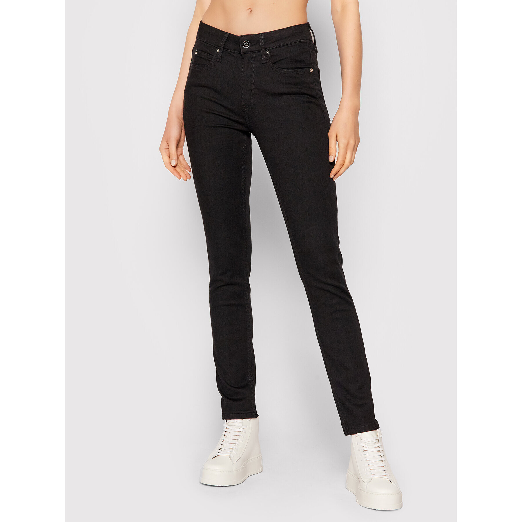 Calvin Klein Džínsy K20K202500 Čierna Skinny Fit - Pepit.sk