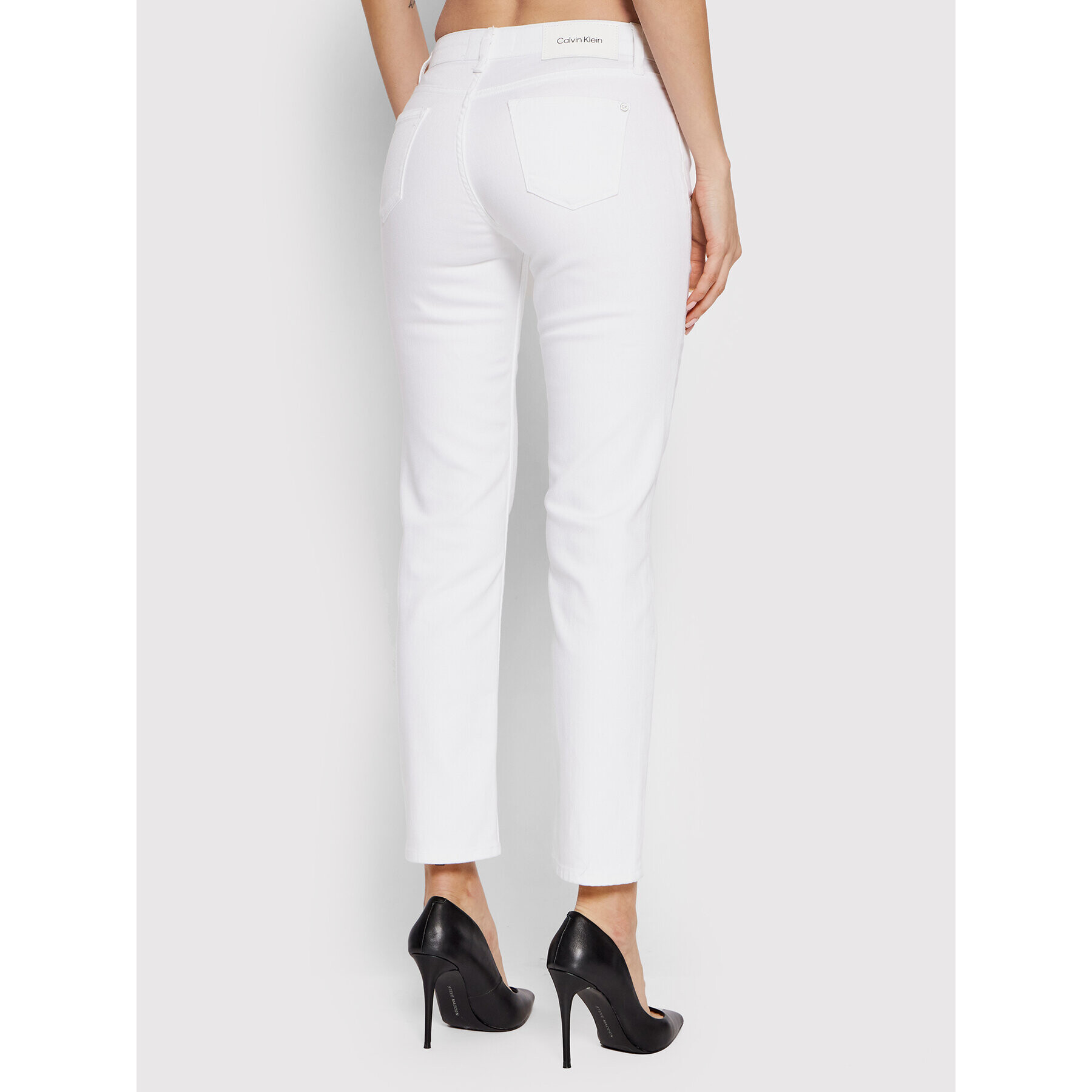 Calvin Klein Džínsy K20K203756 Biela Slim Leg - Pepit.sk