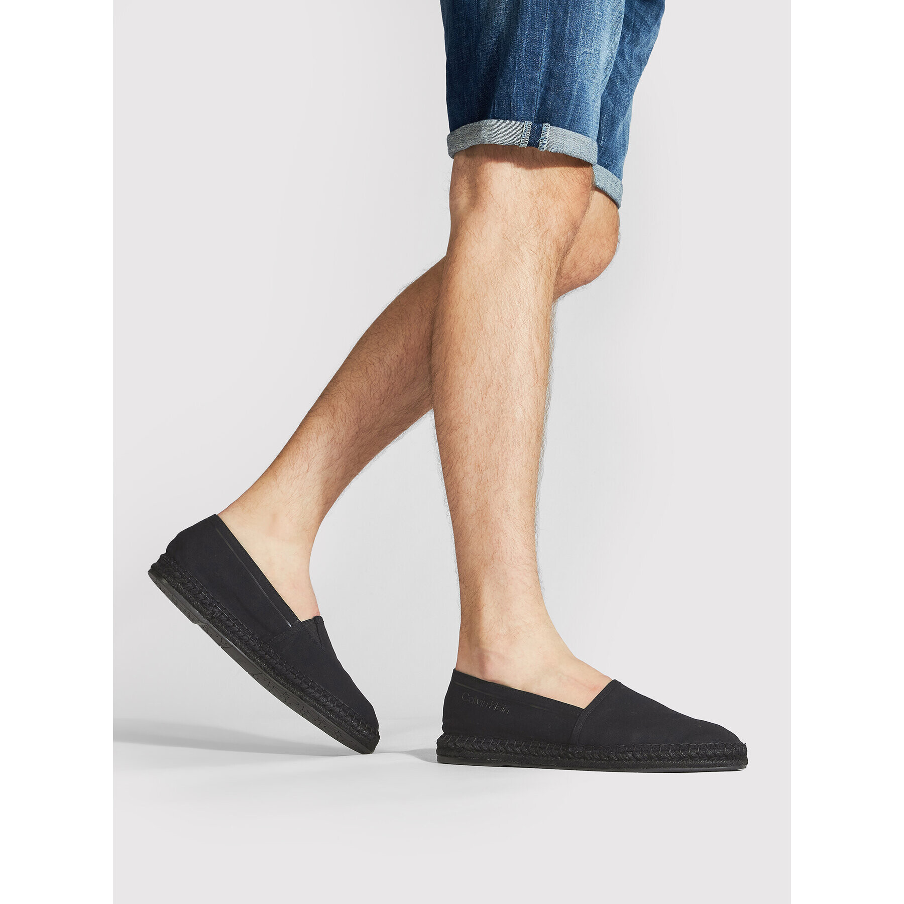 Calvin Klein Espadrilky Espadrille Cv HM0HM00539 Čierna - Pepit.sk