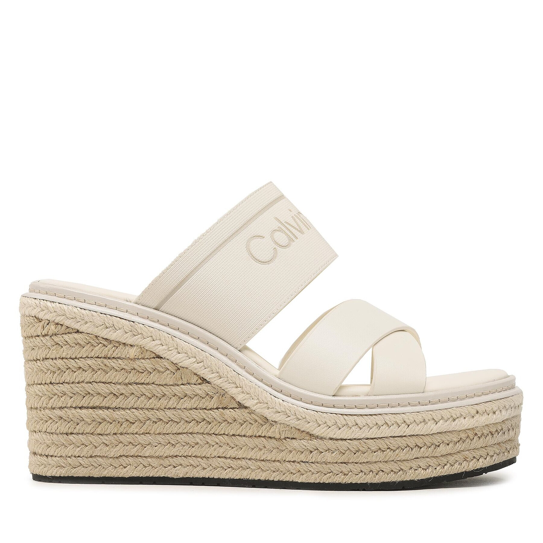 Calvin Klein Espadrilky Wedge 50Hh HW0HW01498 Biela - Pepit.sk