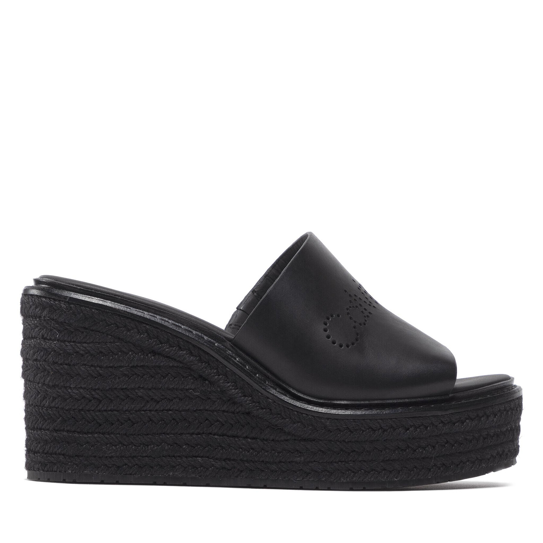 Calvin Klein Espadrilky Wedge Mule 50 Perf HW0HW00820 Čierna - Pepit.sk