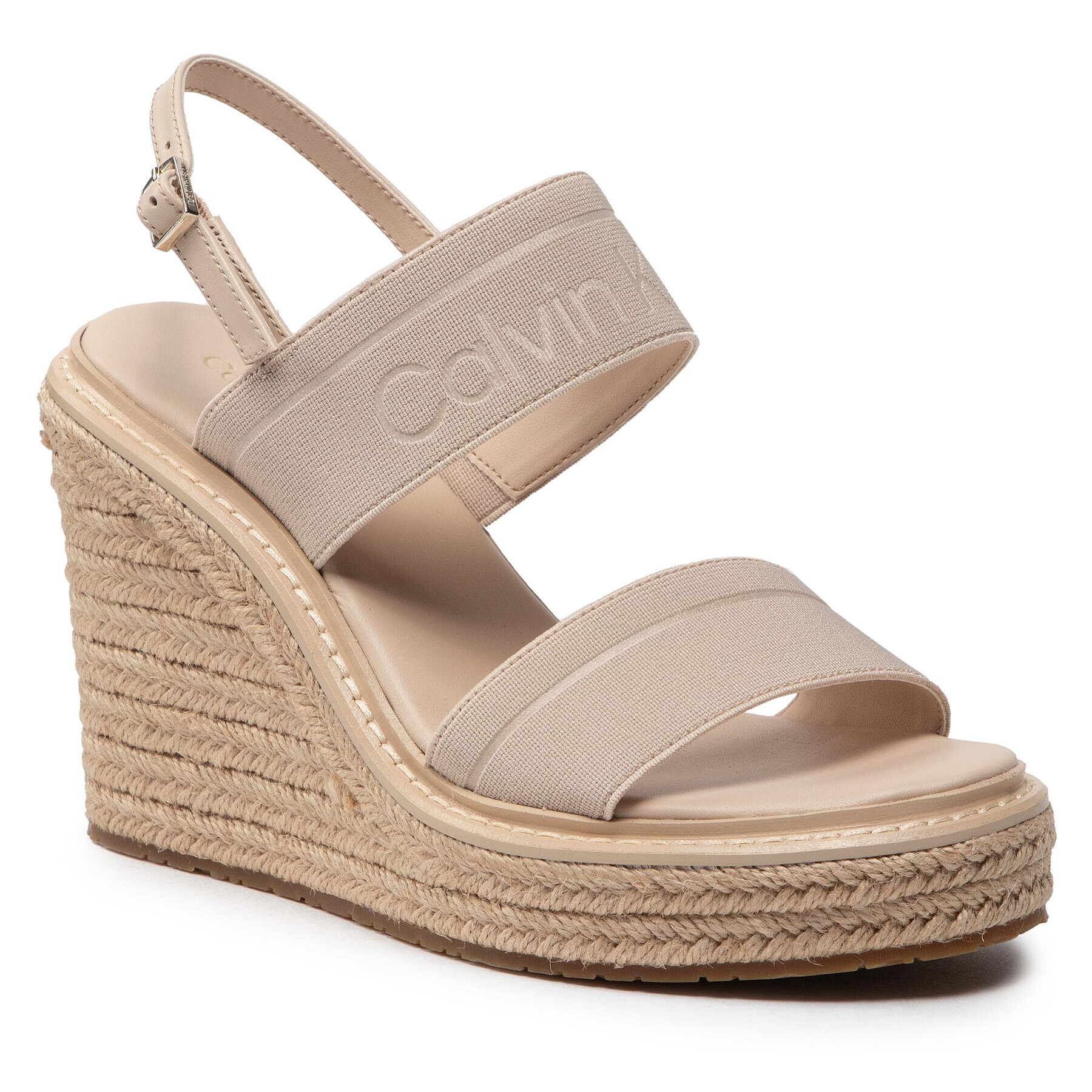 Calvin Klein Espadrilky Wedge Sndl 70 He HW0HW00690 Béžová - Pepit.sk