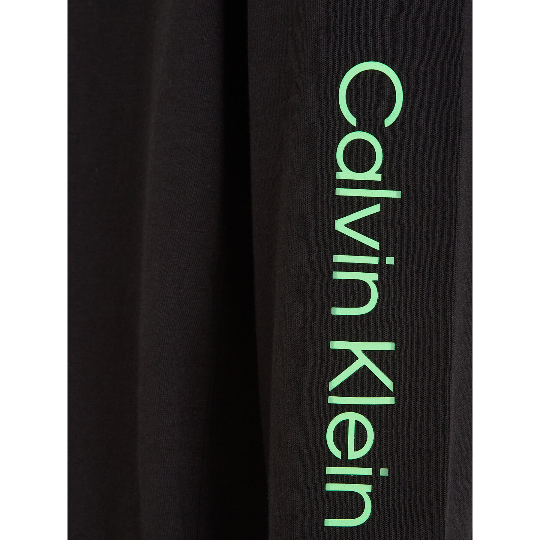 Calvin Klein Jeans Blúzka Glow In The Dark IB0IB01897 Čierna Regular Fit - Pepit.sk