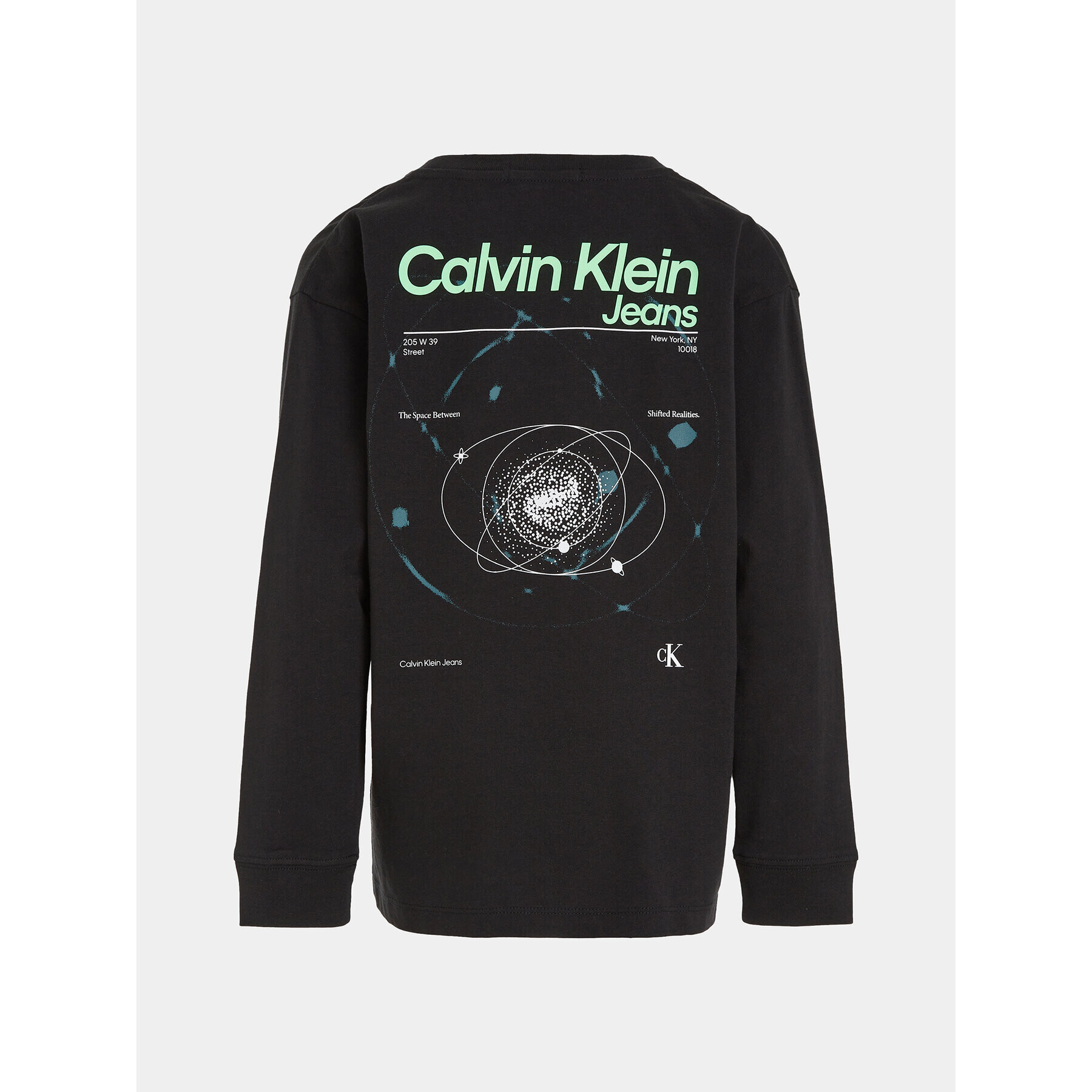 Calvin Klein Jeans Blúzka Glow In The Dark IB0IB01897 Čierna Regular Fit - Pepit.sk