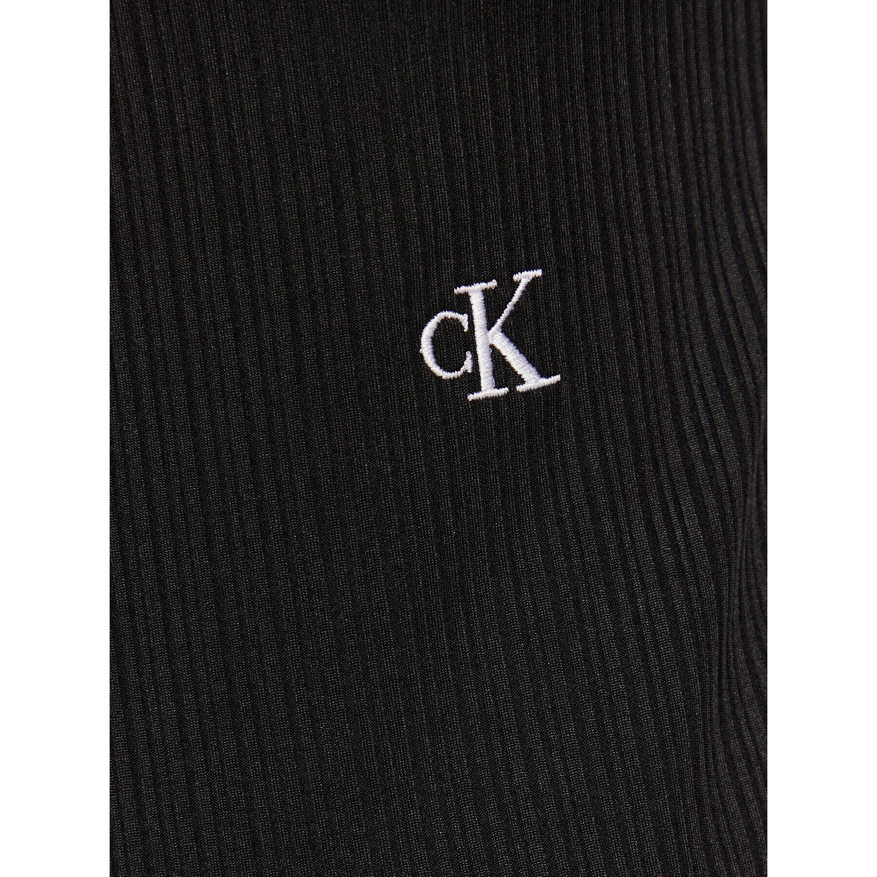 Calvin Klein Jeans Blúzka J20J220293 Čierna Slim Fit - Pepit.sk