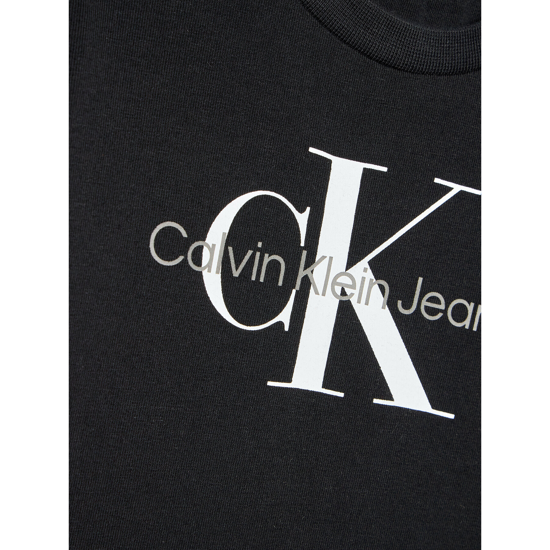 Calvin Klein Jeans Blúzka Monogram IN0IN00005 Čierna Regular Fit - Pepit.sk