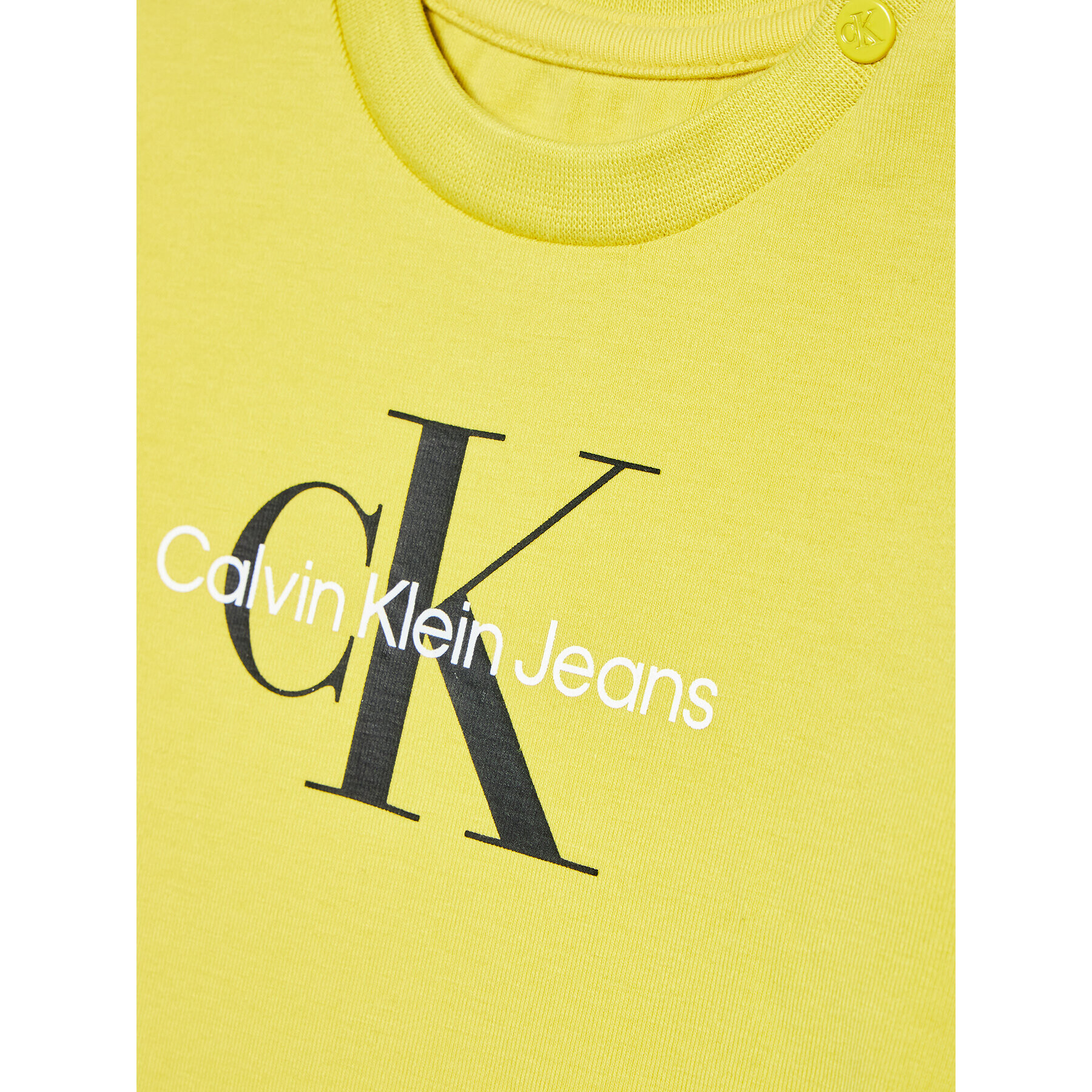 Calvin Klein Jeans Blúzka Monogram IN0IN00005 Žltá Regular Fit - Pepit.sk