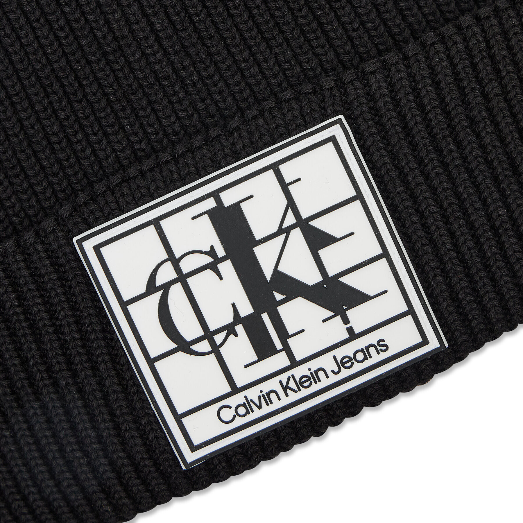 Calvin Klein Jeans Čiapka Beanie K60K609812 Čierna - Pepit.sk