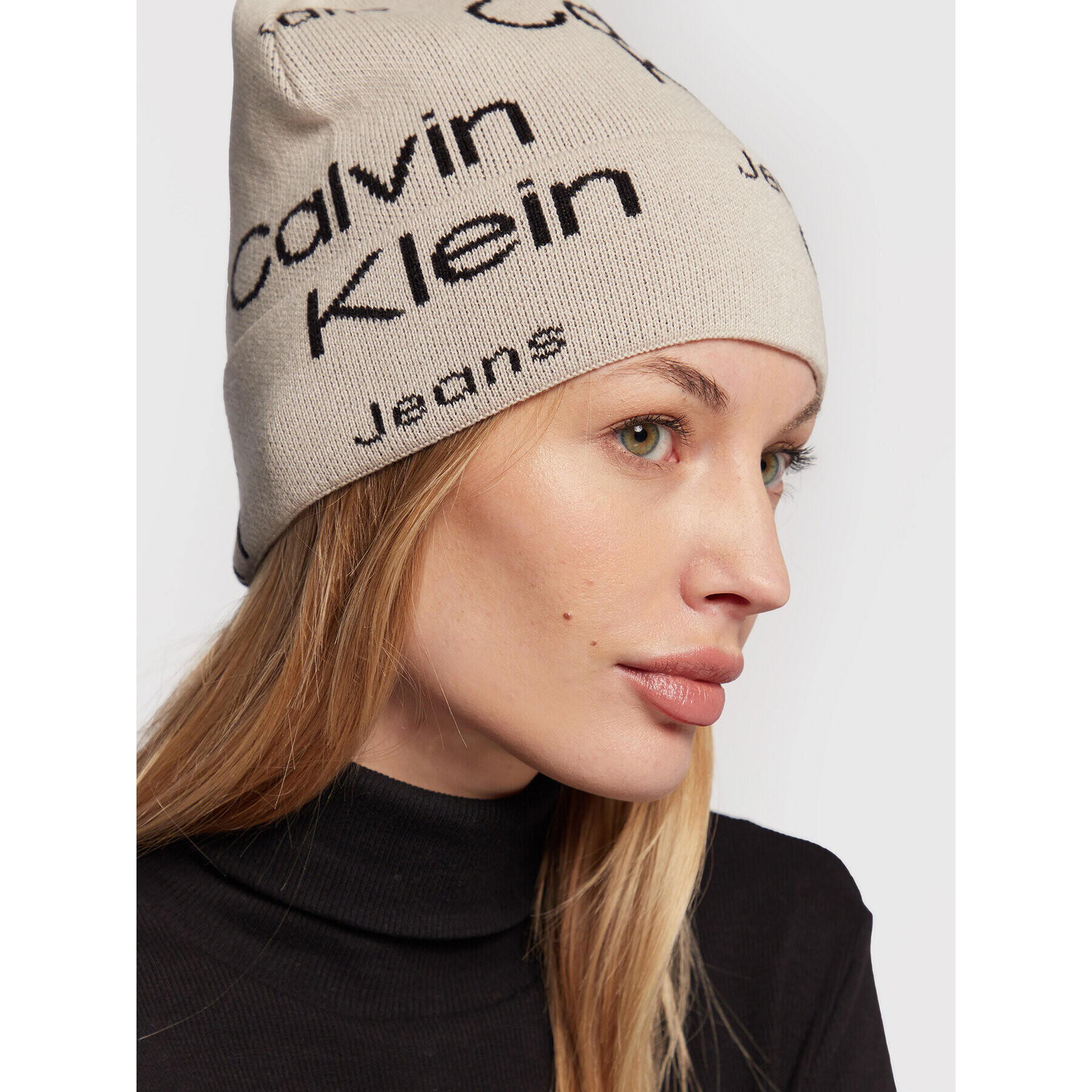 Calvin Klein Jeans Čiapka K60K610123 Béžová - Pepit.sk