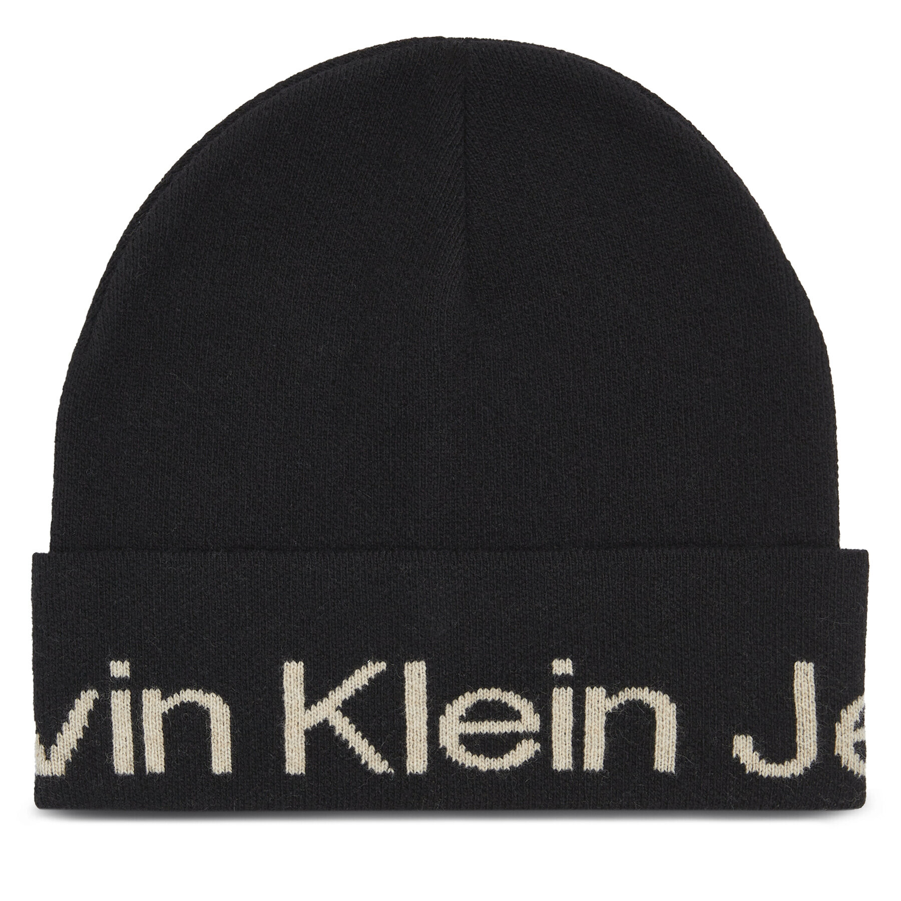 Calvin Klein Jeans Čiapka Logo Beanie K60K611271 Čierna - Pepit.sk