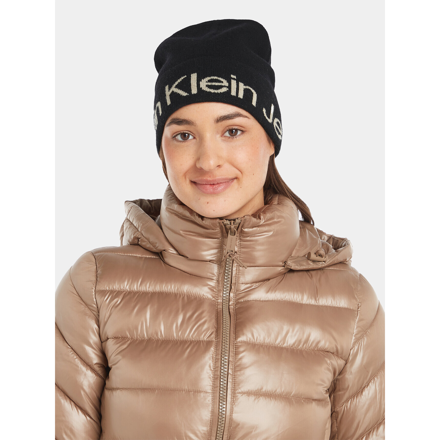 Calvin Klein Jeans Čiapka Logo Beanie K60K611271 Čierna - Pepit.sk