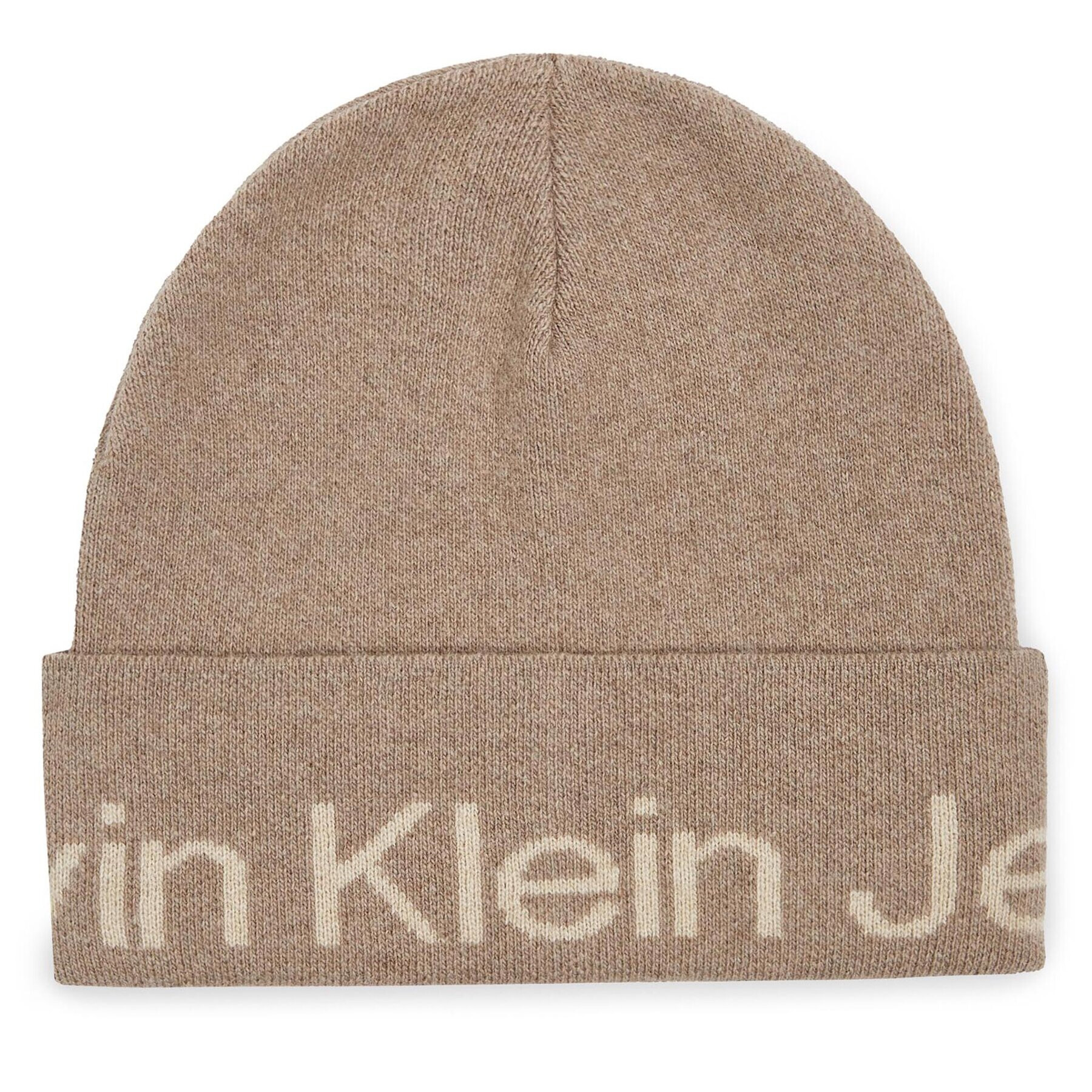 Calvin Klein Jeans Čiapka Logo Beanie K60K611271 Sivá - Pepit.sk