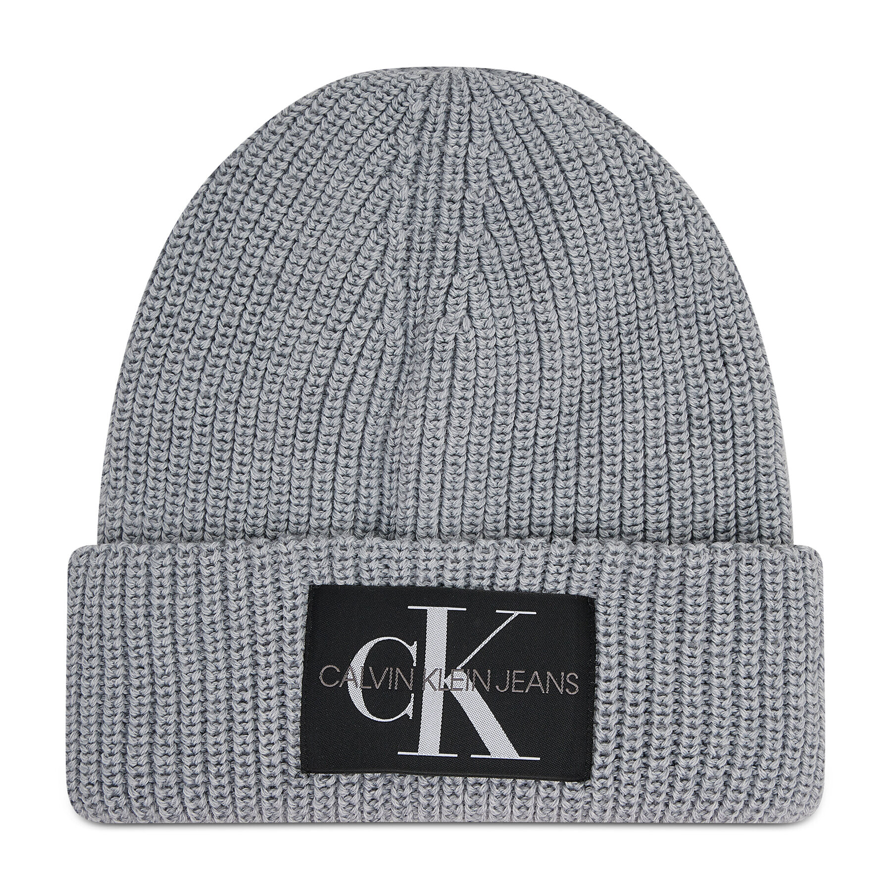 Calvin Klein Jeans Čiapka Monogram Beanie Wl K60K607383 Sivá - Pepit.sk