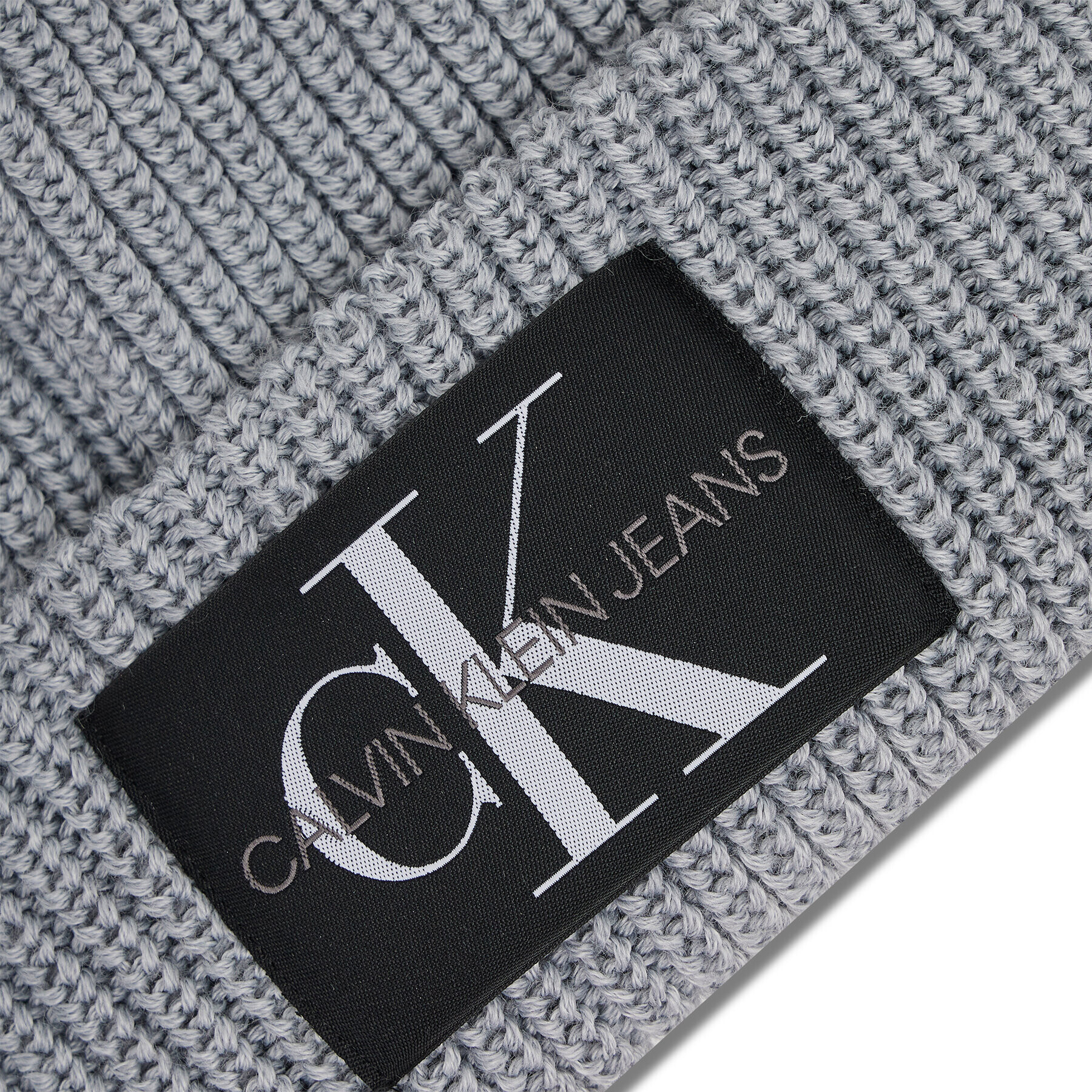 Calvin Klein Jeans Čiapka Monogram Beanie Wl K60K607383 Sivá - Pepit.sk