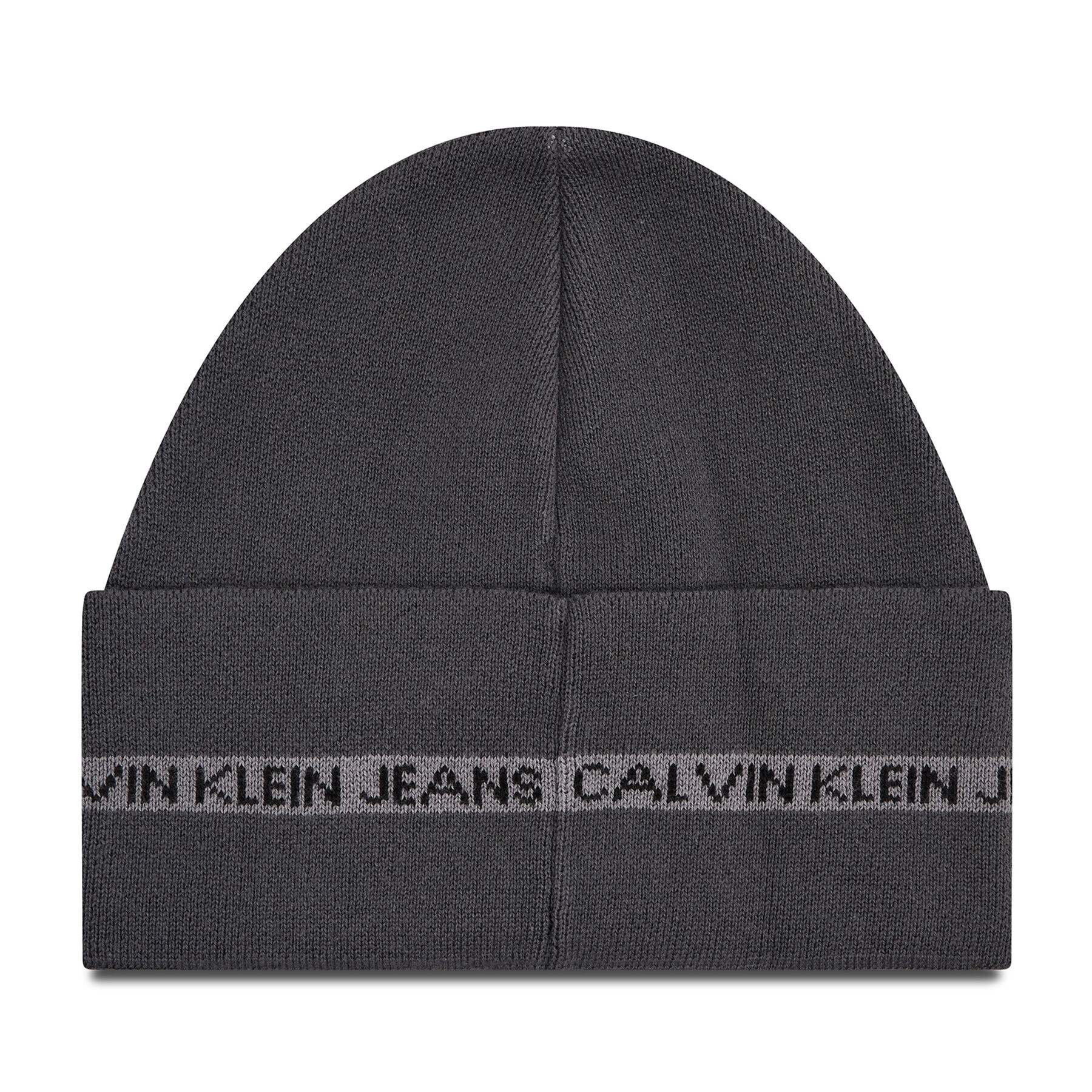 Calvin Klein Jeans Čiapka Monogram Cotton Tape Beanie K50K507181 Čierna - Pepit.sk