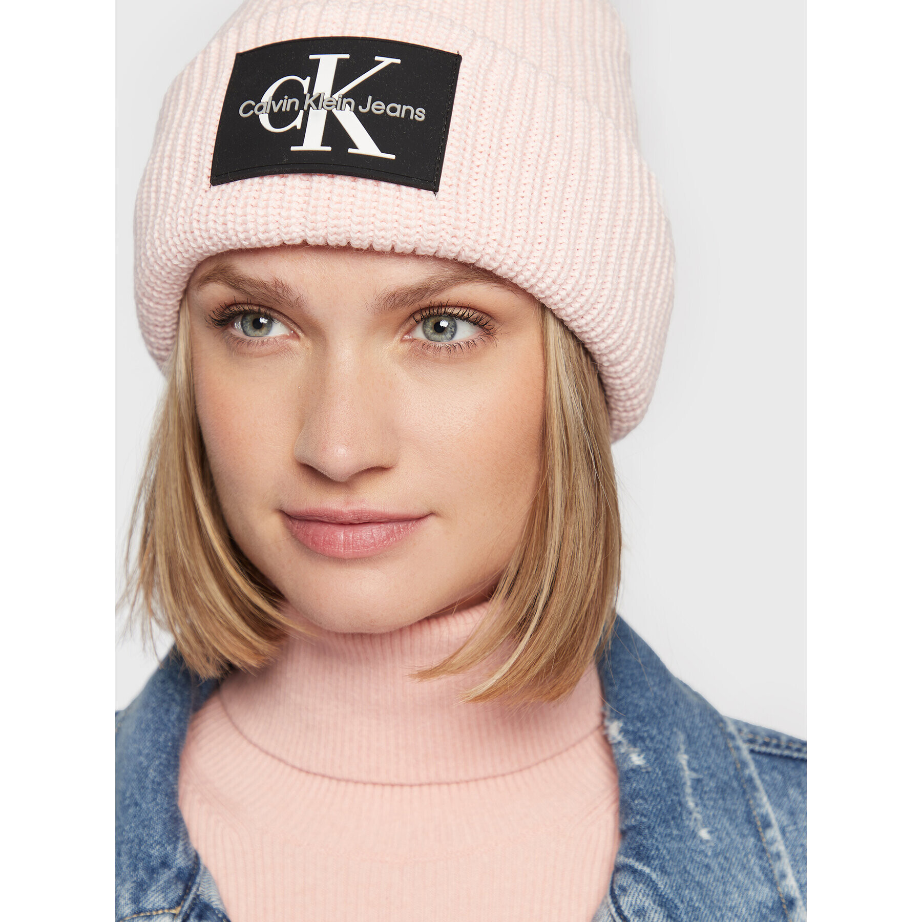 Calvin Klein Jeans Čiapka Monogram Patch K60K607383 Ružová - Pepit.sk