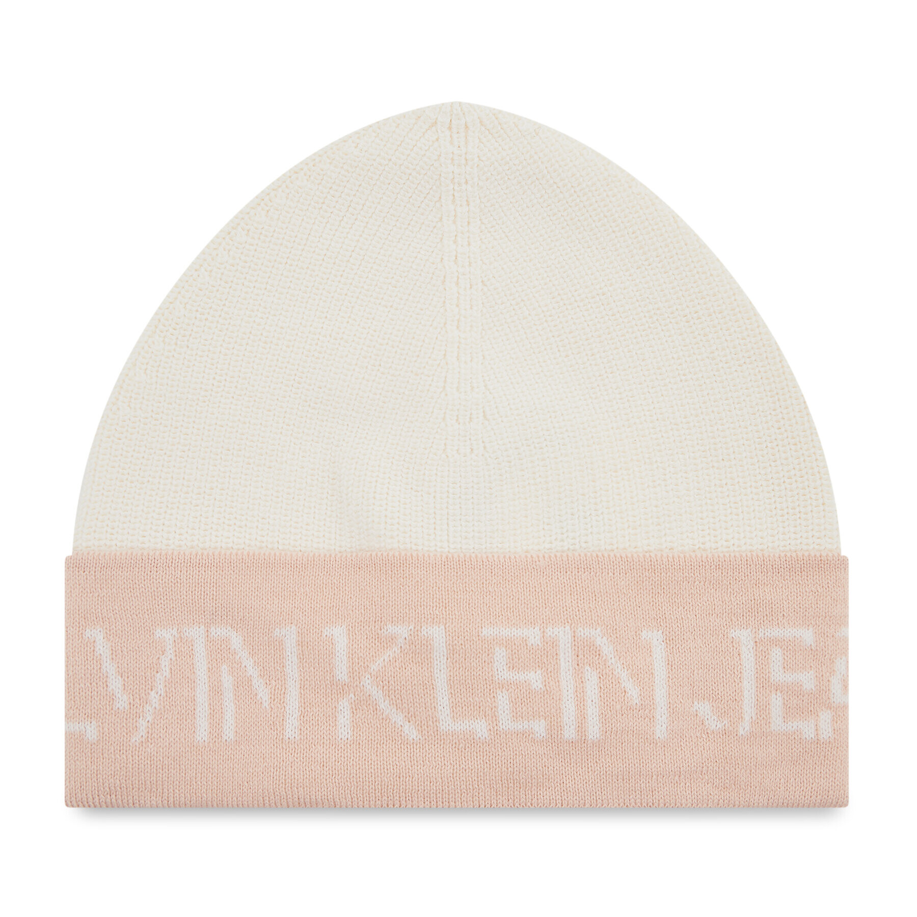 Calvin Klein Jeans Čiapka Shadow Logo Knit Beanie K60K608676 Biela - Pepit.sk