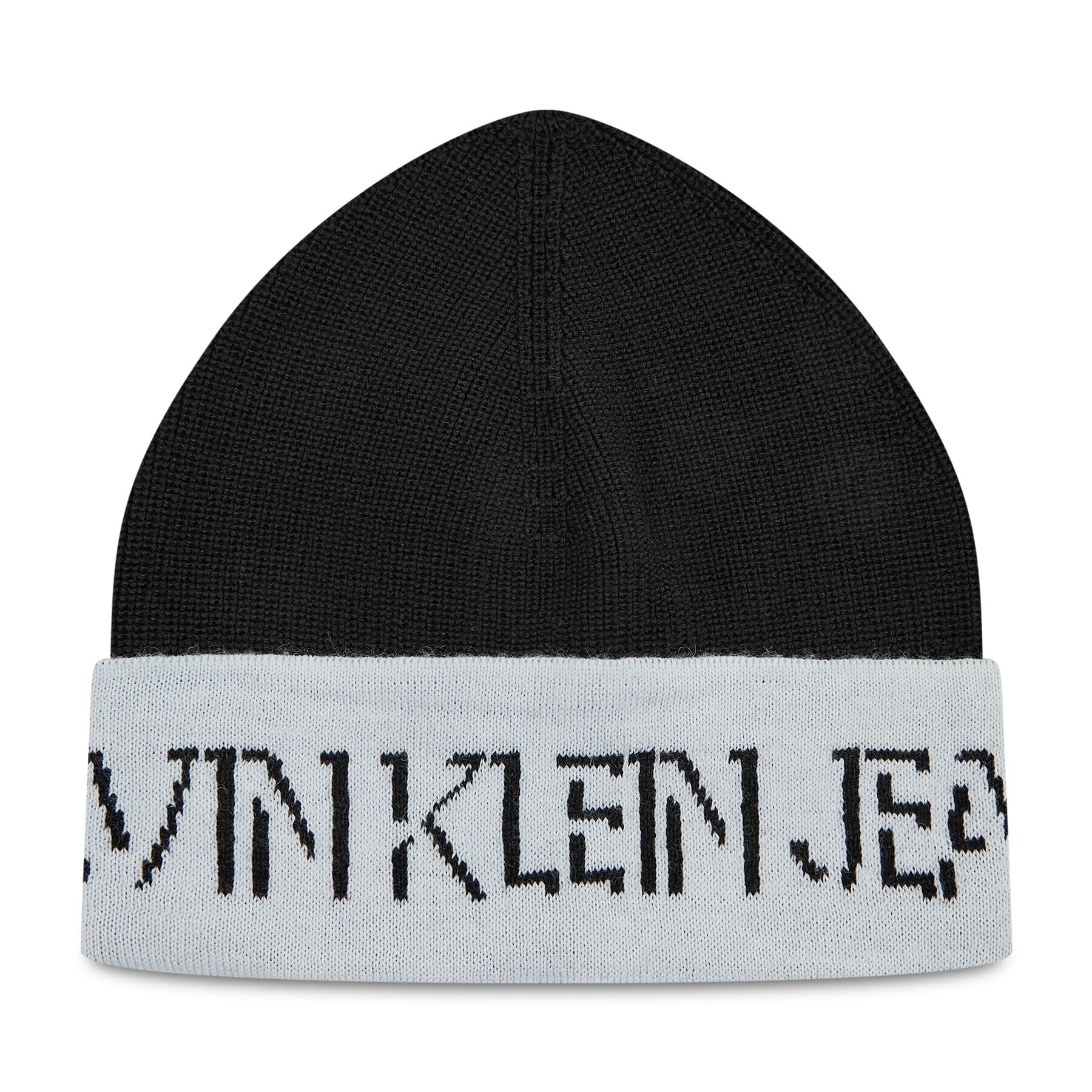 Calvin Klein Jeans Čiapka Shadow Logo Knit Beanie K60K608676 Čierna - Pepit.sk