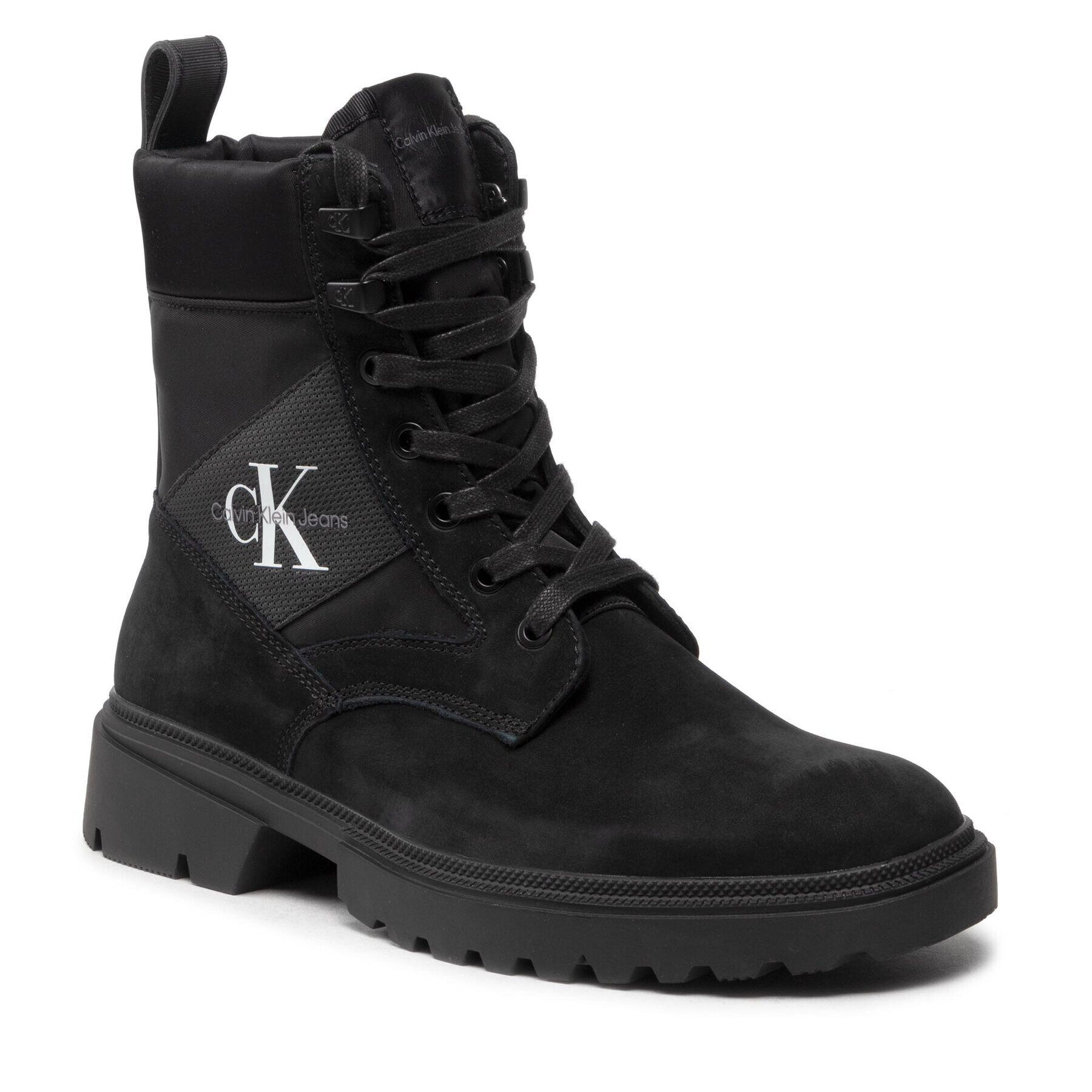 Calvin Klein Jeans Čižmy Chunky Hiking Boot YM0YM00467 Čierna - Pepit.sk