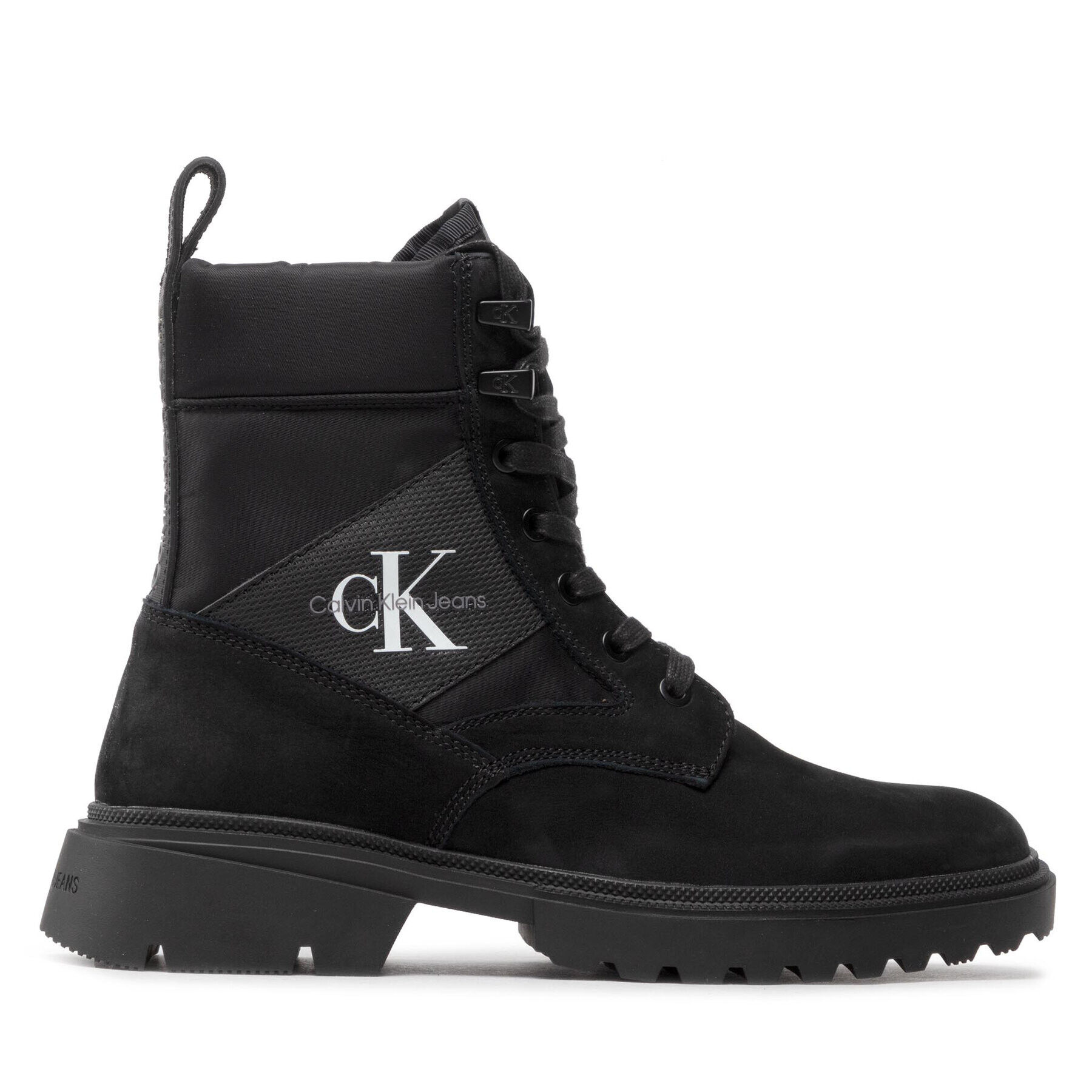 Calvin Klein Jeans Čižmy Chunky Hiking Boot YM0YM00467 Čierna - Pepit.sk