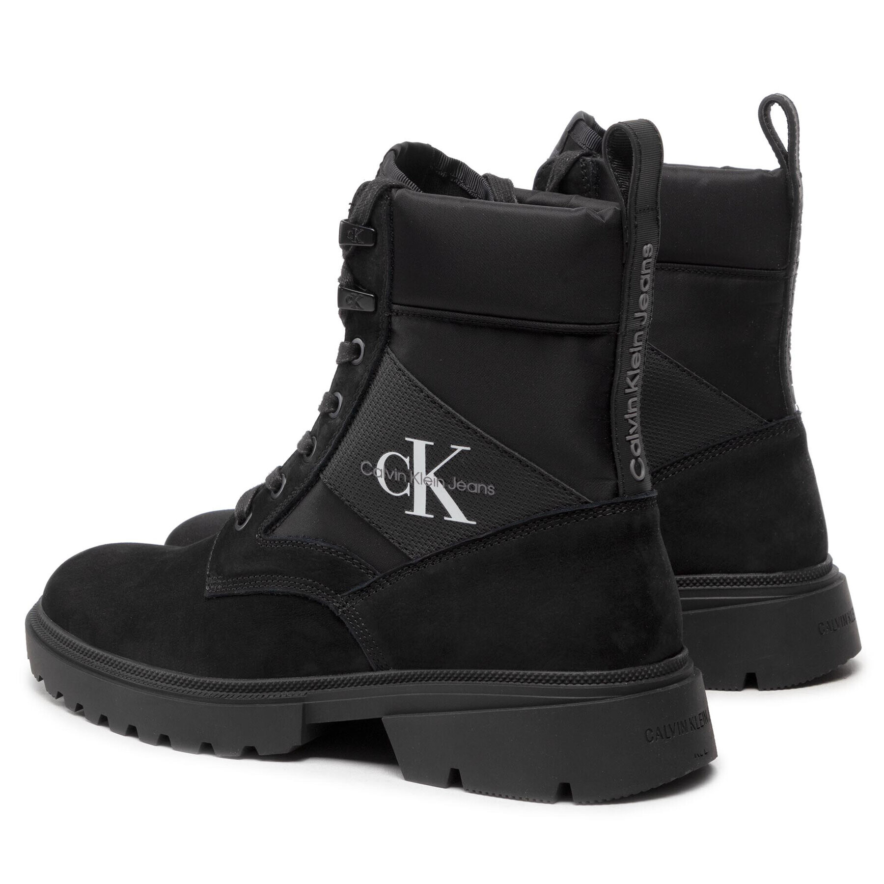 Calvin Klein Jeans Čižmy Chunky Hiking Boot YM0YM00467 Čierna - Pepit.sk