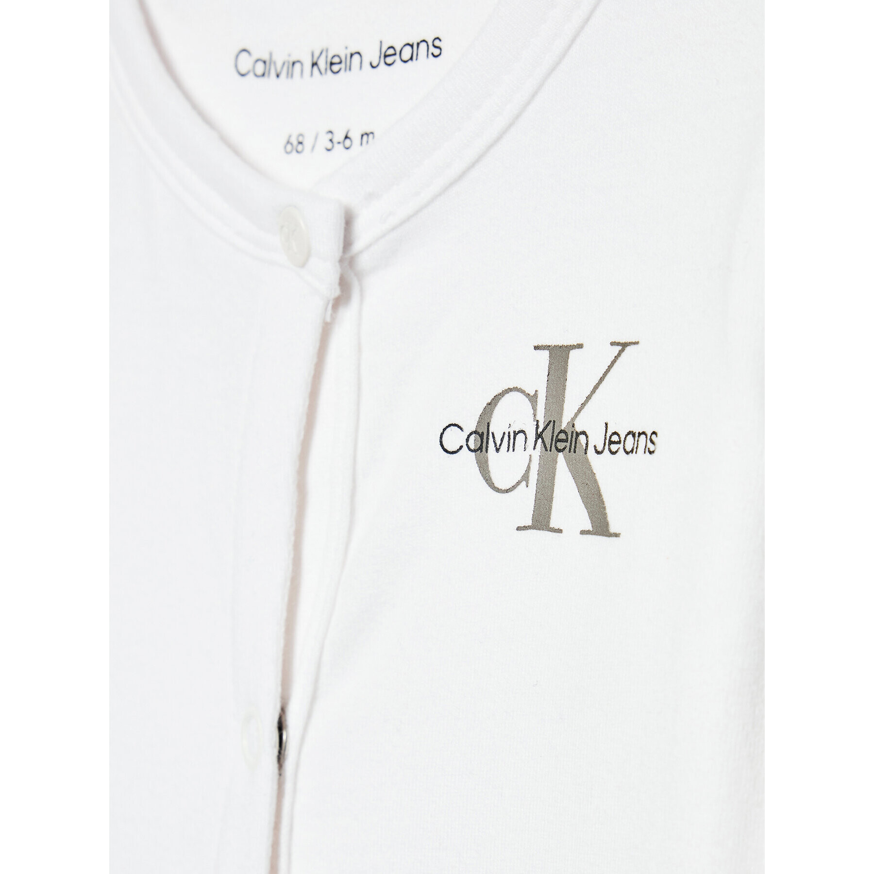 Calvin Klein Jeans Dupačky Monogram IN0IN00034 Biela Regular Fit - Pepit.sk