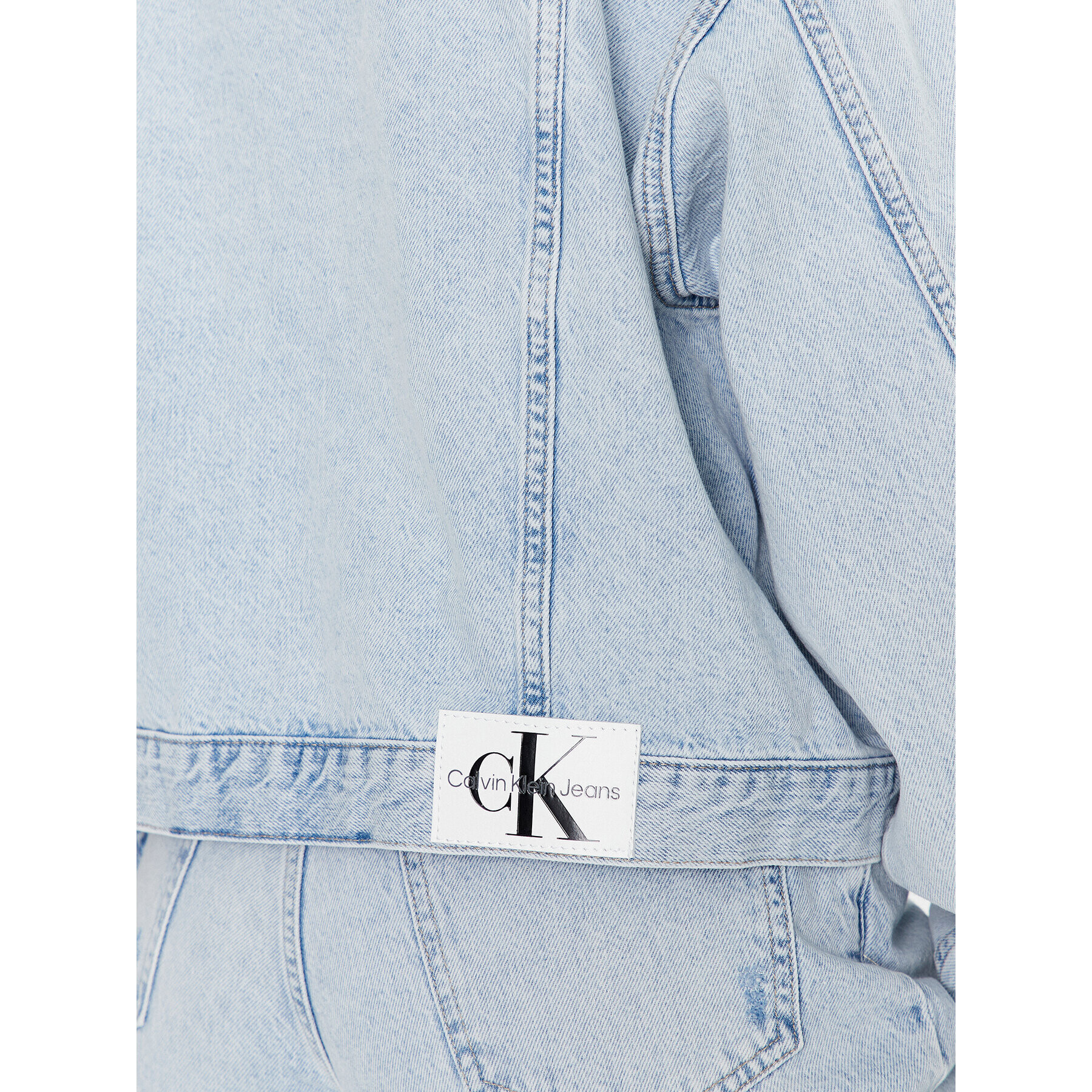 Calvin Klein Jeans Džínsová bunda J20J220229 Modrá Oversize - Pepit.sk