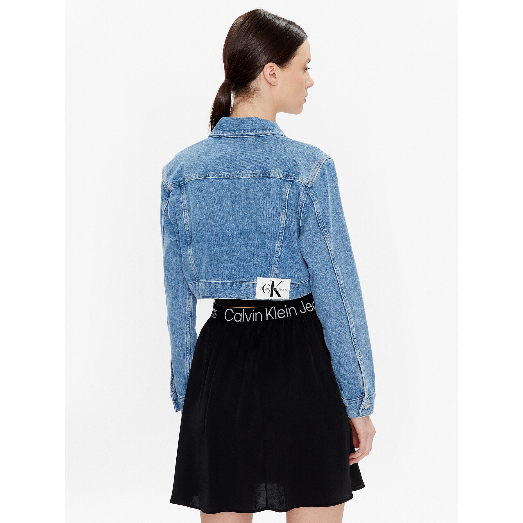 Calvin Klein Jeans Džínsová bunda J20J220658 Modrá Regular Fit - Pepit.sk