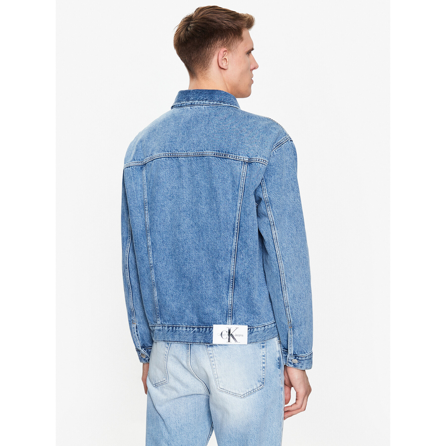 Calvin Klein Jeans Džínsová bunda J30J322768 Modrá Regular Fit - Pepit.sk