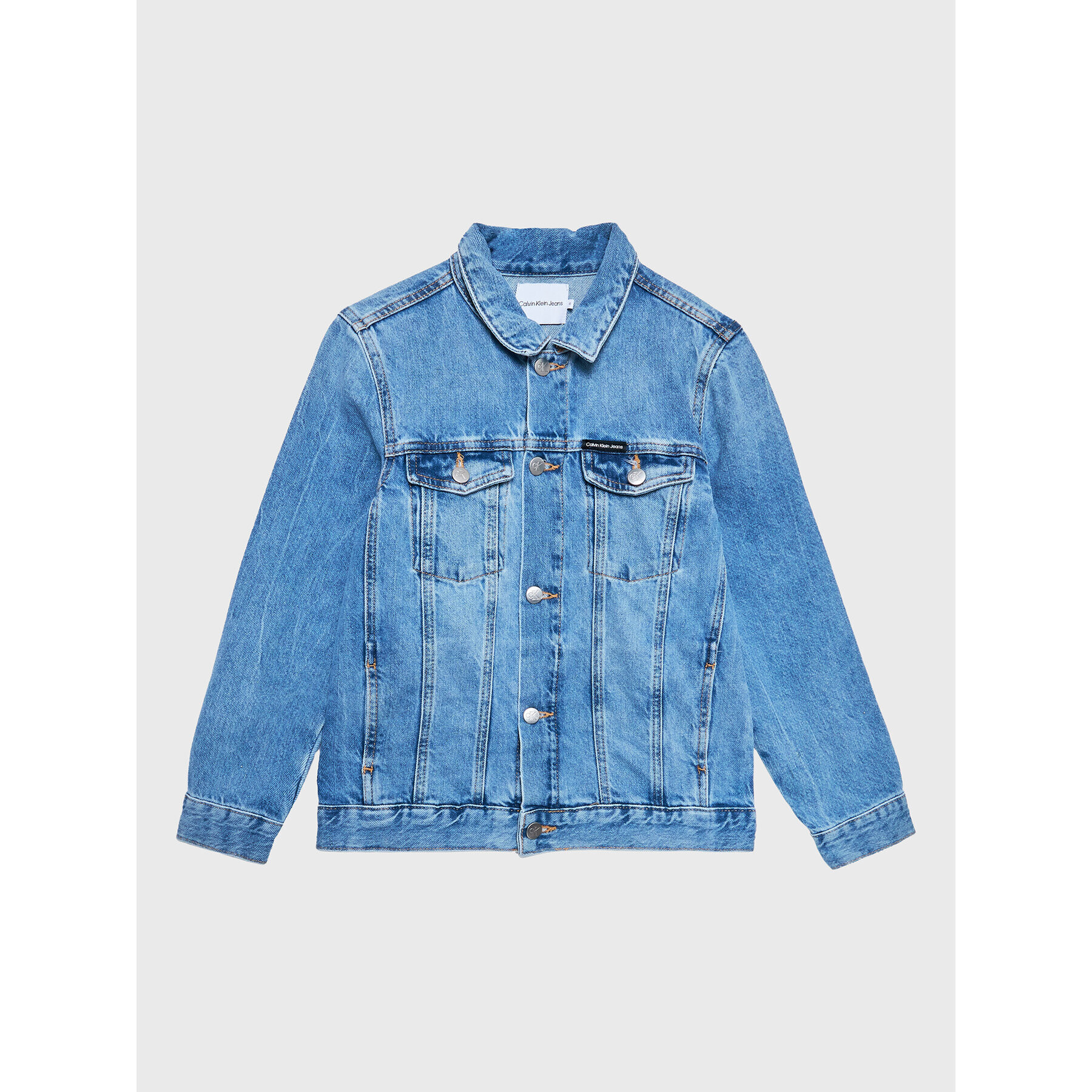 Calvin Klein Jeans Džínsová bunda Rlxo Denim Jacket IB0IB01654 Modrá Relaxed Fit - Pepit.sk