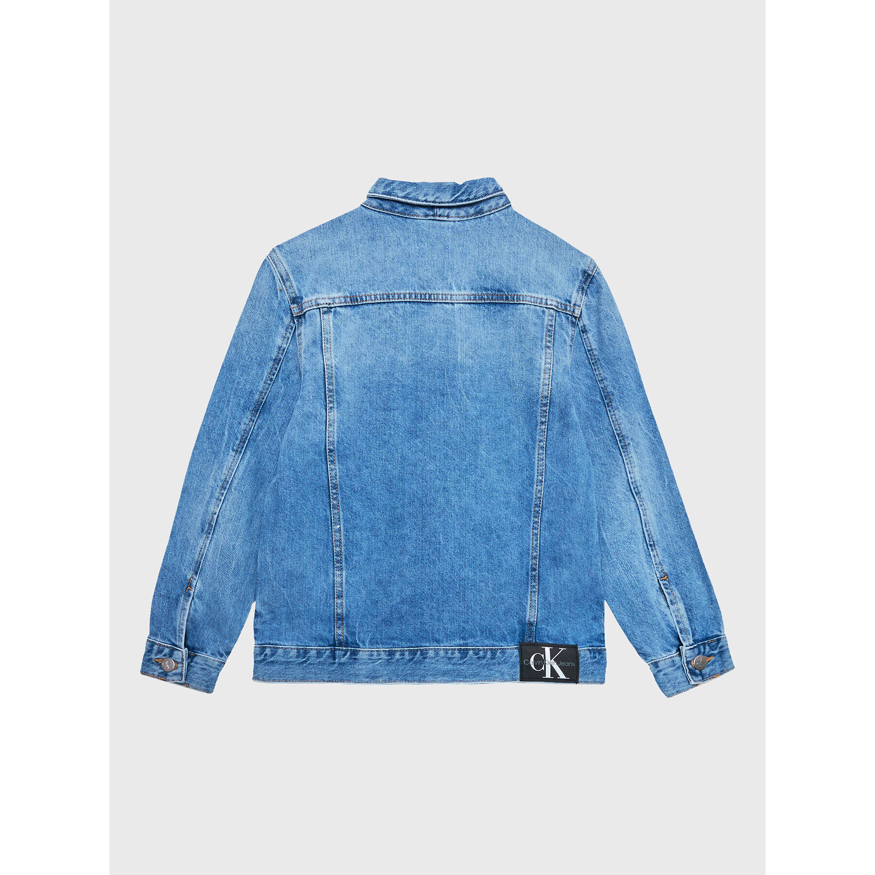 Calvin Klein Jeans Džínsová bunda Rlxo Denim Jacket IB0IB01654 Modrá Relaxed Fit - Pepit.sk