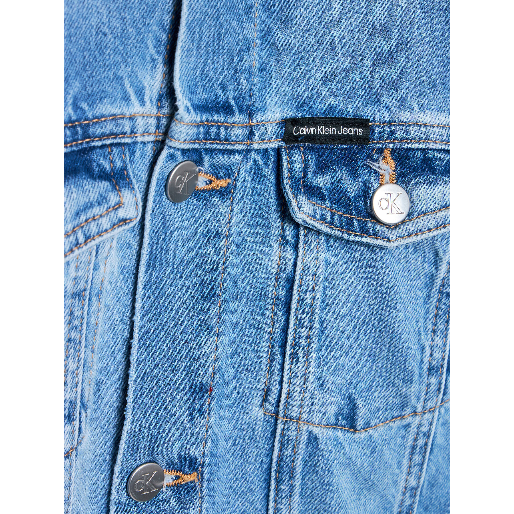 Calvin Klein Jeans Džínsová bunda Rlxo Denim Jacket IB0IB01654 Modrá Relaxed Fit - Pepit.sk