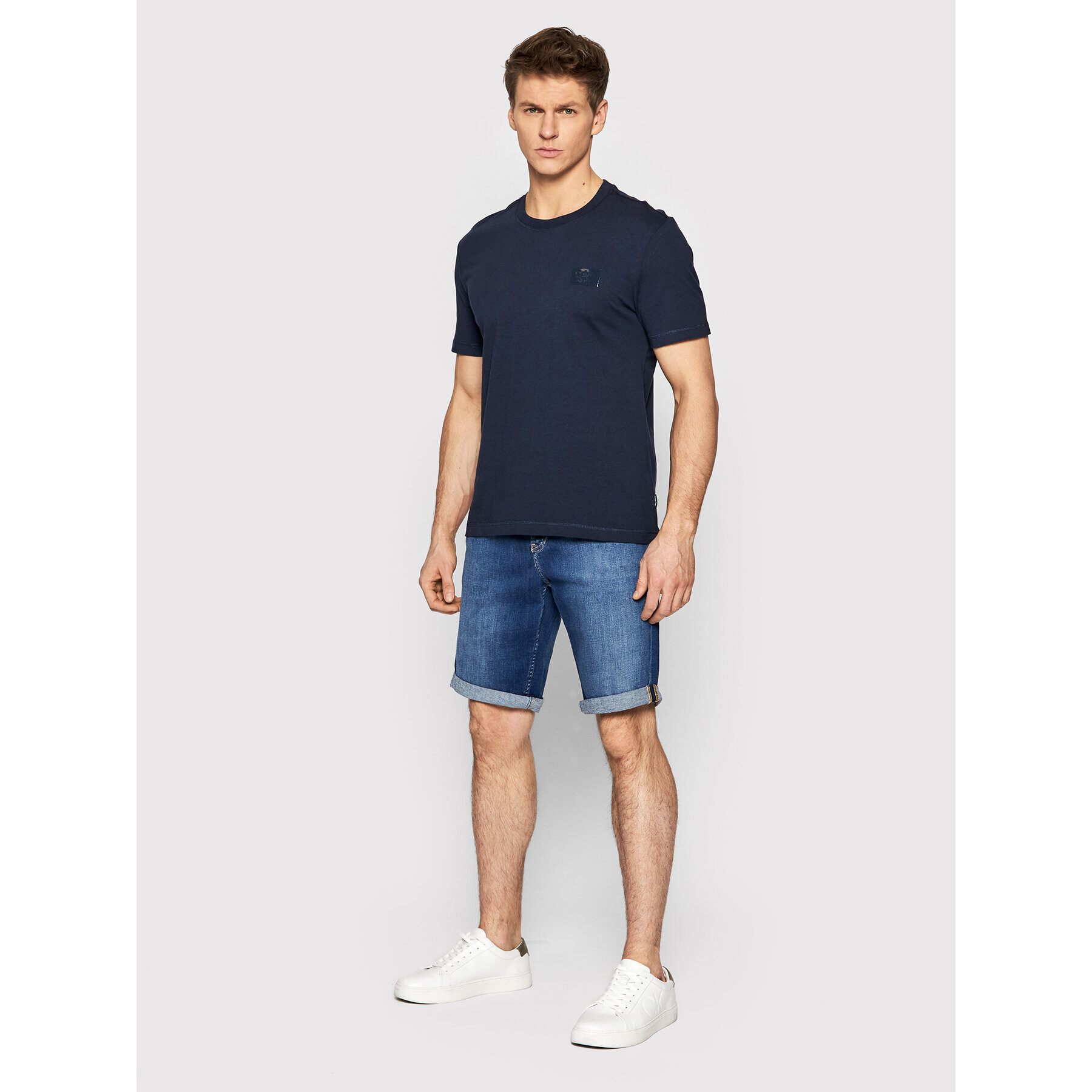 Calvin Klein Jeans Džínsové šortky J30J320527 Tmavomodrá Slim Fit - Pepit.sk