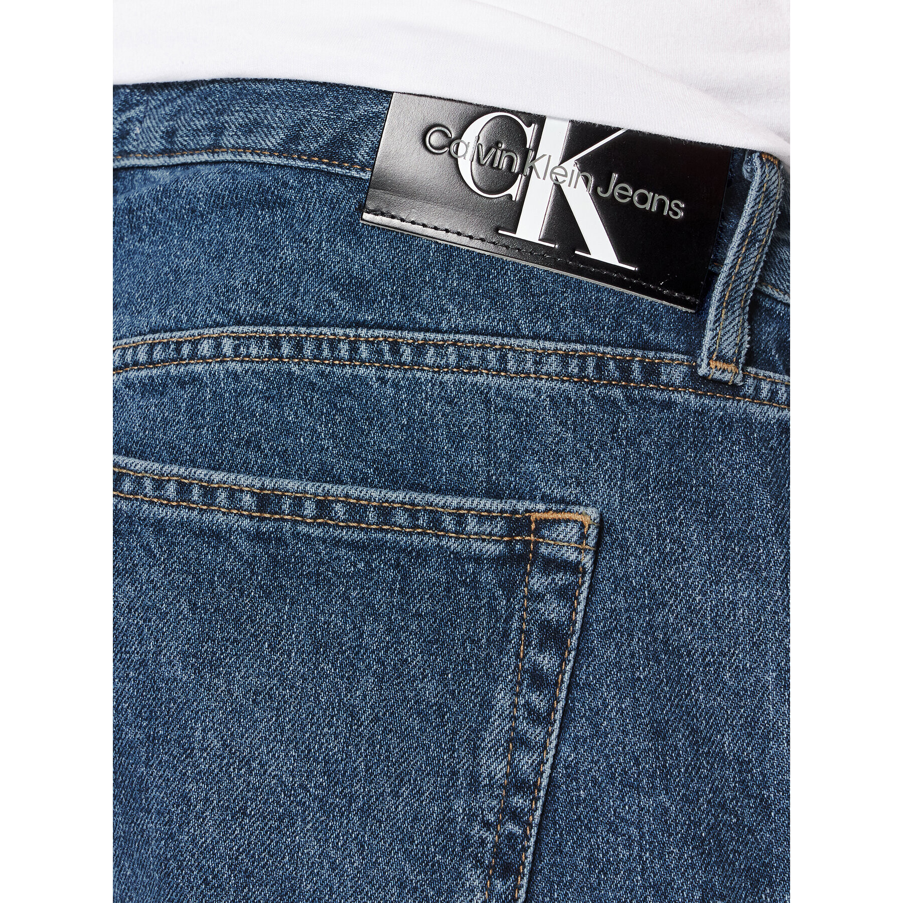 Calvin Klein Jeans Džínsové šortky J30J320529 Modrá Regular Fit - Pepit.sk