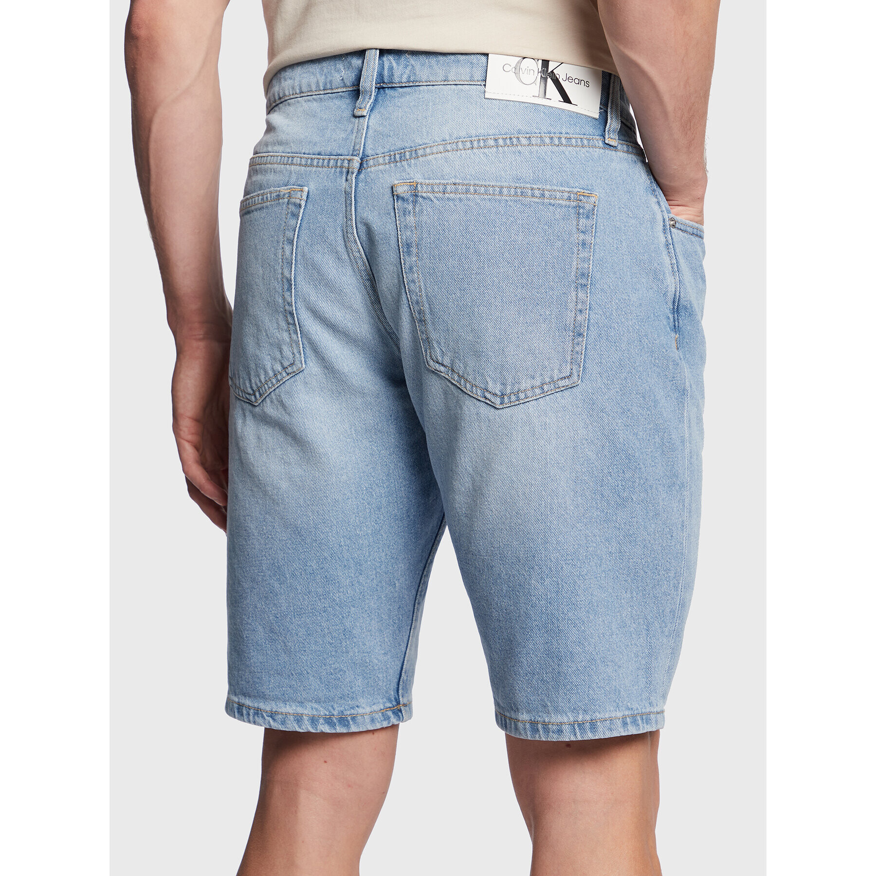 Calvin Klein Jeans Džínsové šortky J30J322788 Modrá Regular Fit - Pepit.sk