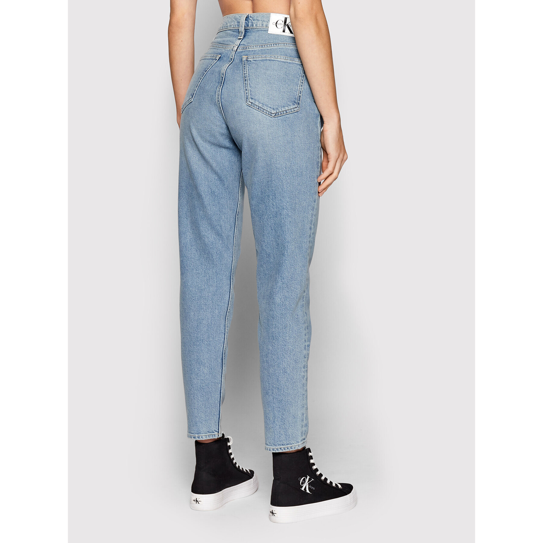 Calvin Klein Jeans Džínsy J20J217045 Modrá Mom Fit - Pepit.sk