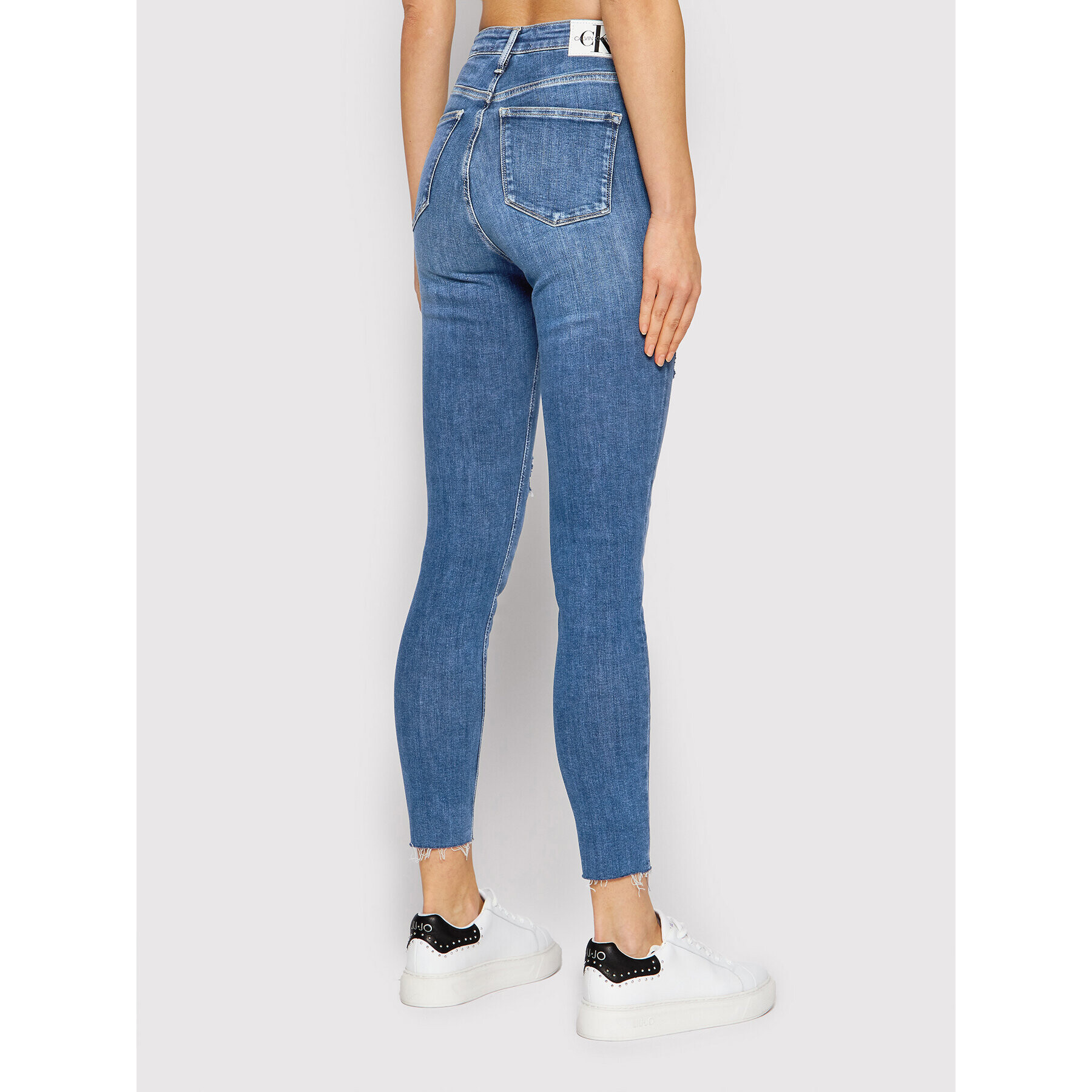 Calvin Klein Jeans Džínsy J20J217056 Modrá Skinny Fit - Pepit.sk