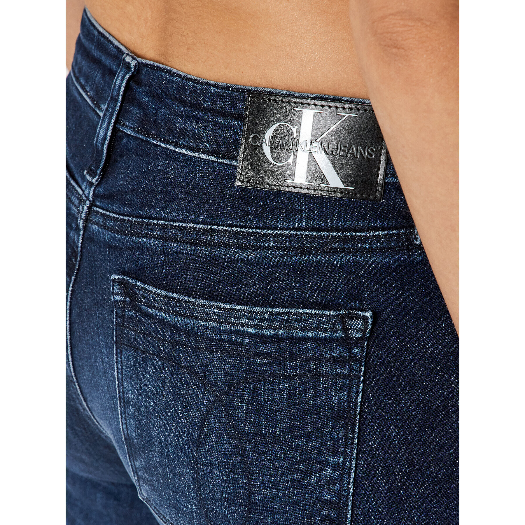 Calvin Klein Jeans Džínsy J20J217060 Tmavomodrá Skinny Fit - Pepit.sk