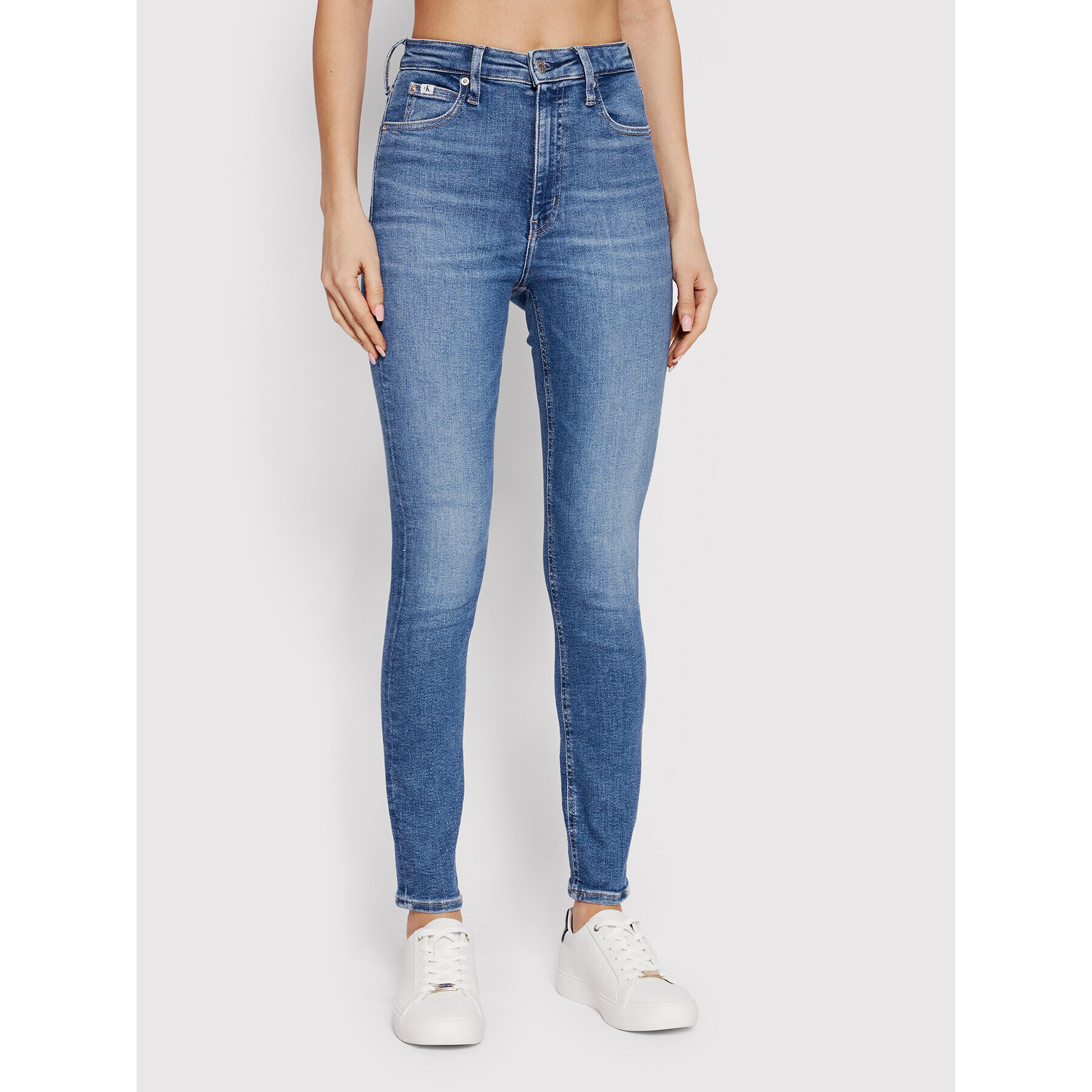 Calvin Klein Jeans Džínsy J20J217891 Modrá Skinny Fit - Pepit.sk