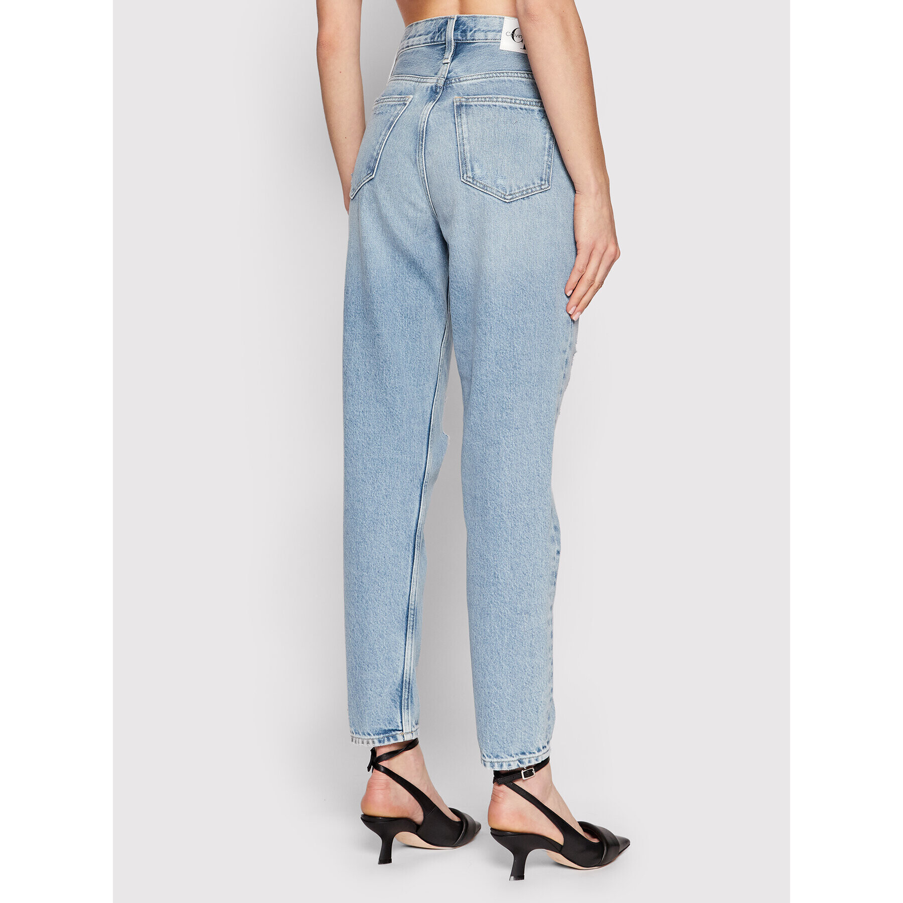 Calvin Klein Jeans Džínsy J20J218512 Modrá Mom Fit - Pepit.sk