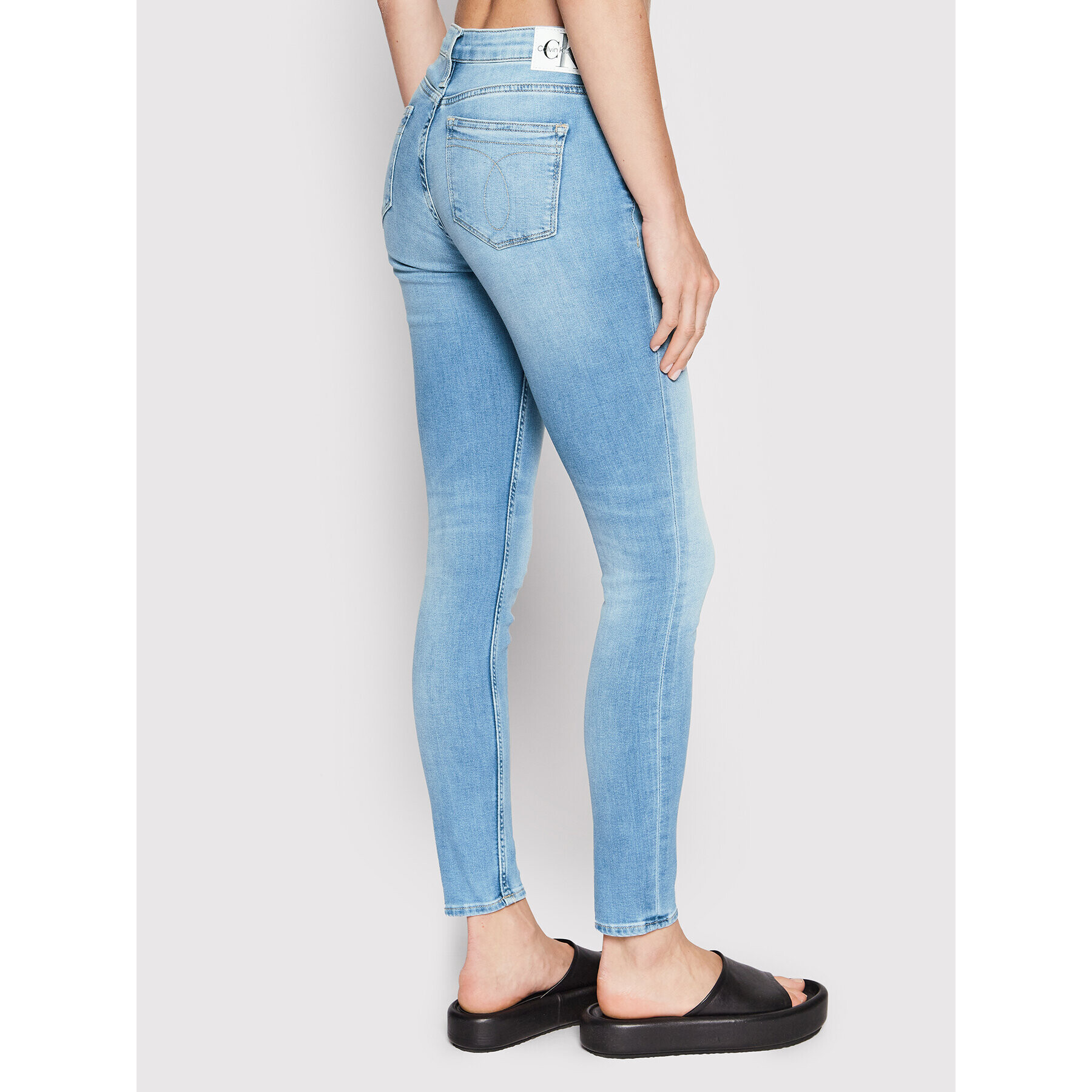 Calvin Klein Jeans Džínsy J20J218619 Modrá Skinny Fit - Pepit.sk