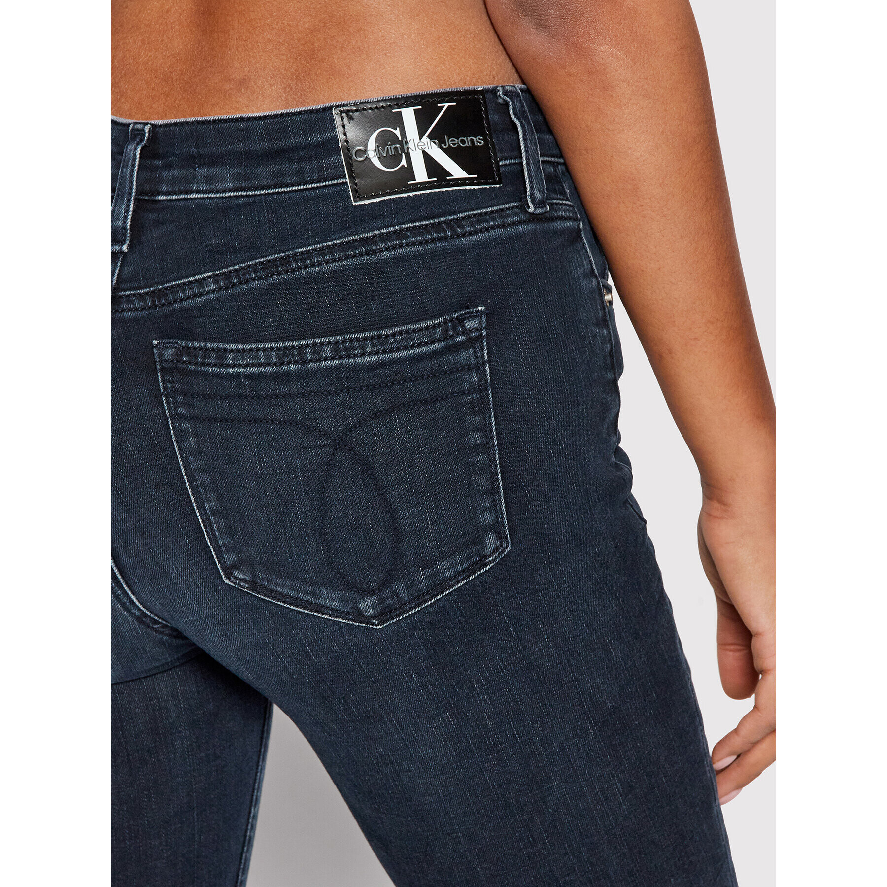 Calvin Klein Jeans Džínsy J20J218622 Tmavomodrá Skinny Fit - Pepit.sk