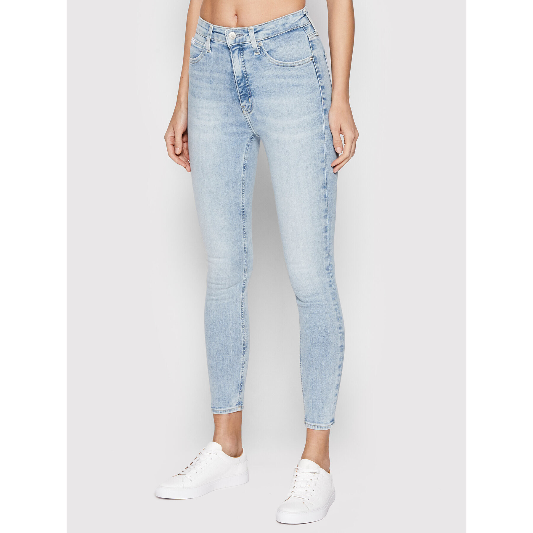 Calvin Klein Jeans Džínsy J20J218626 Modrá Skinny Fit - Pepit.sk