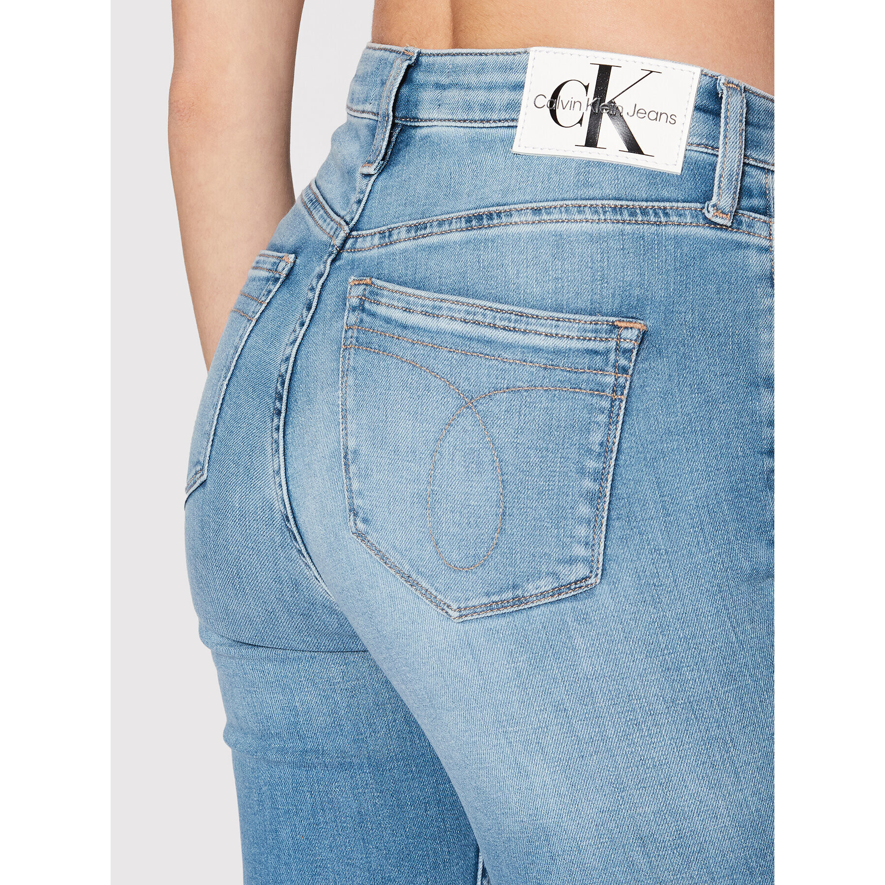 Calvin Klein Jeans Džínsy J20J218888 Modrá Skinny Fit - Pepit.sk