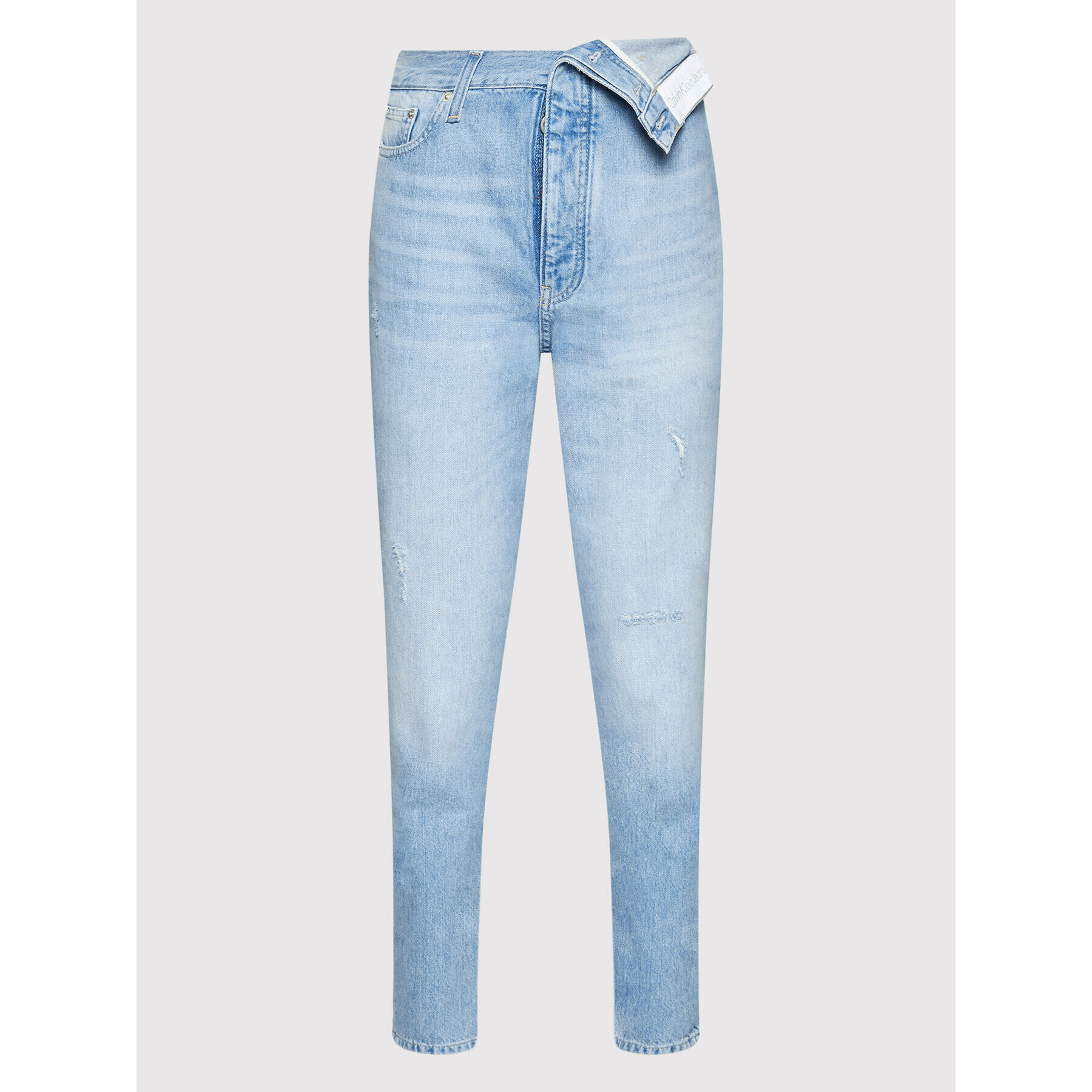 Calvin Klein Jeans Džínsy J20J219323 Modrá Mom Fit - Pepit.sk