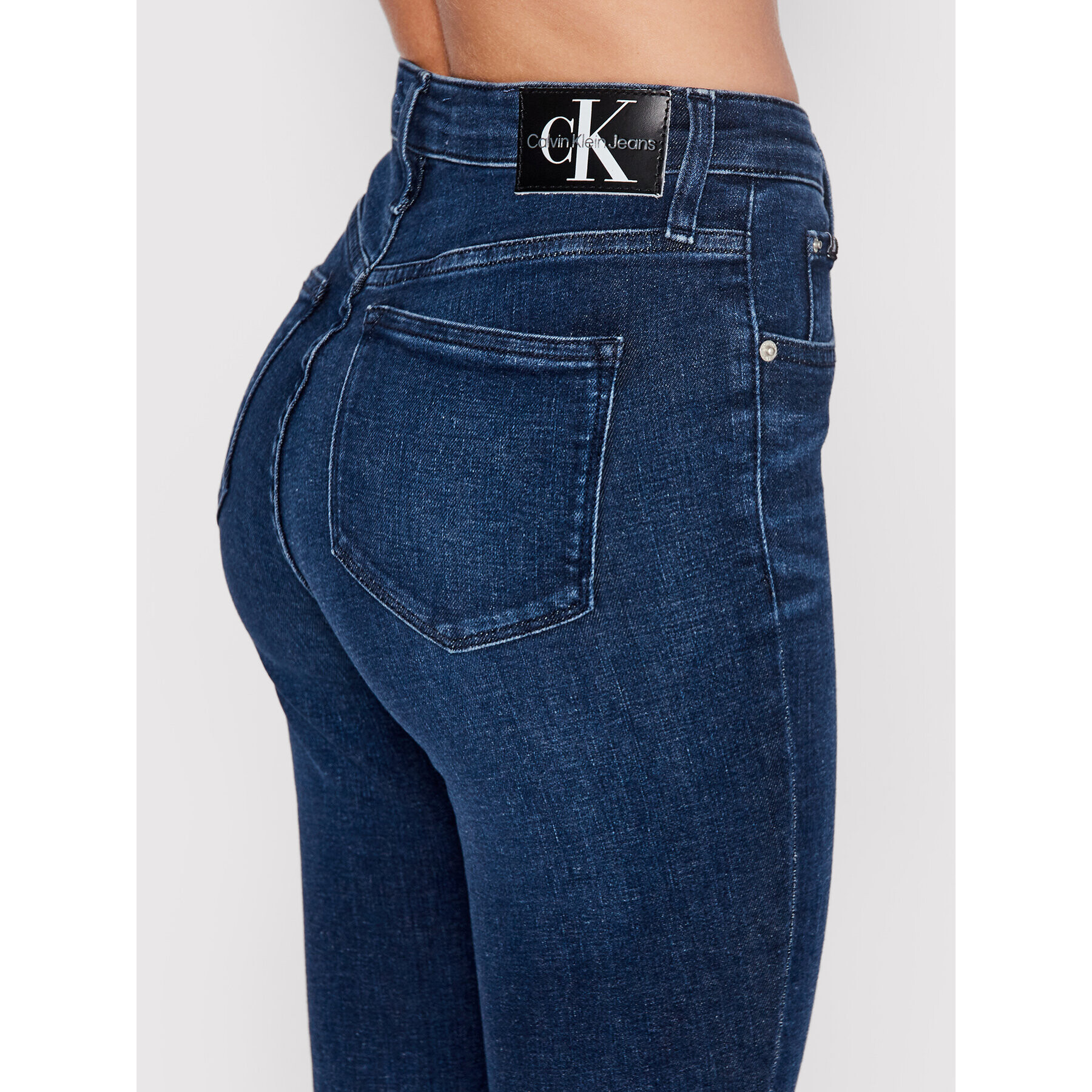 Calvin Klein Jeans Džínsy J20J219332 Tmavomodrá Super Skinny Fit - Pepit.sk