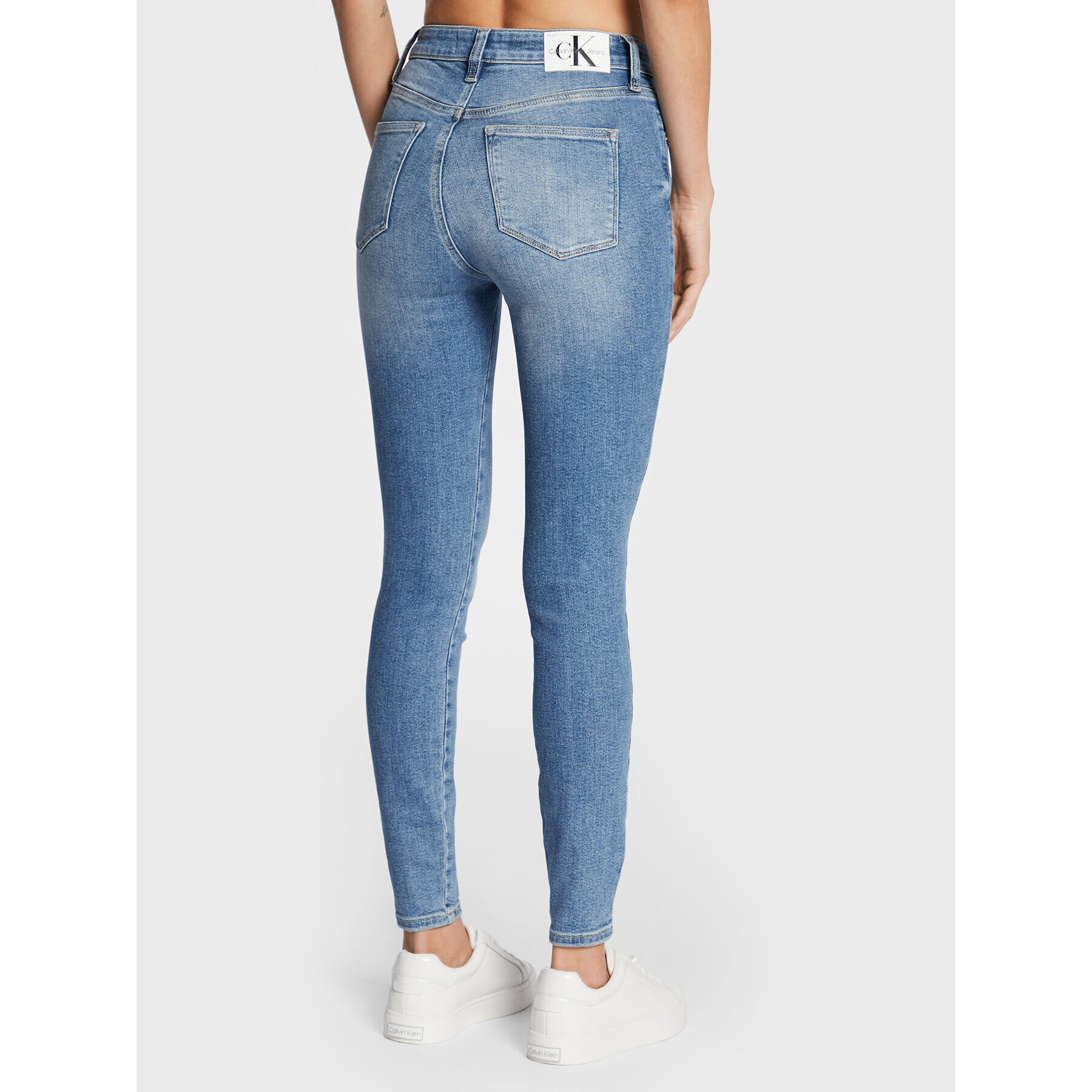 Calvin Klein Jeans Džínsy J20J219506 Modrá Super Skinny Fit - Pepit.sk